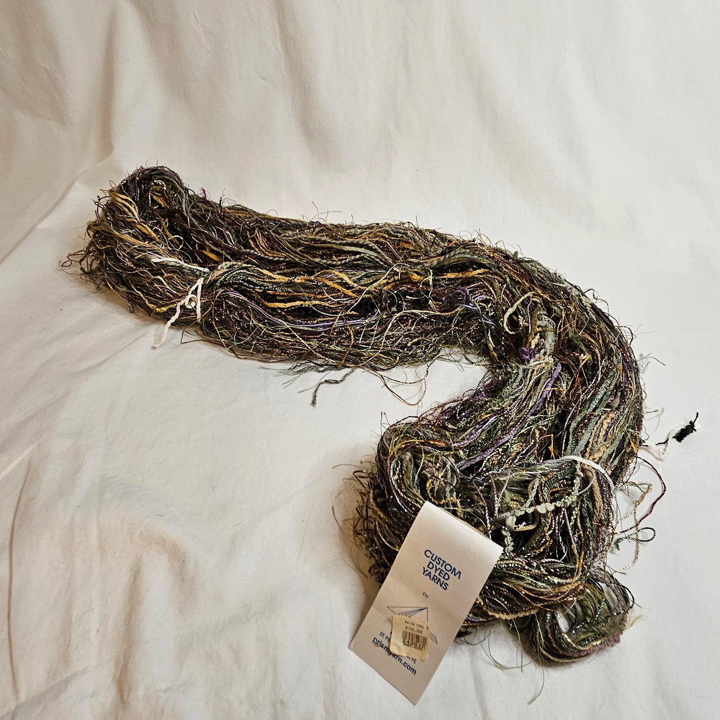 Prism Cool Stuff Yarn, Tumbleweed. full 300 yards, hand-dyed, hand-tied yarn