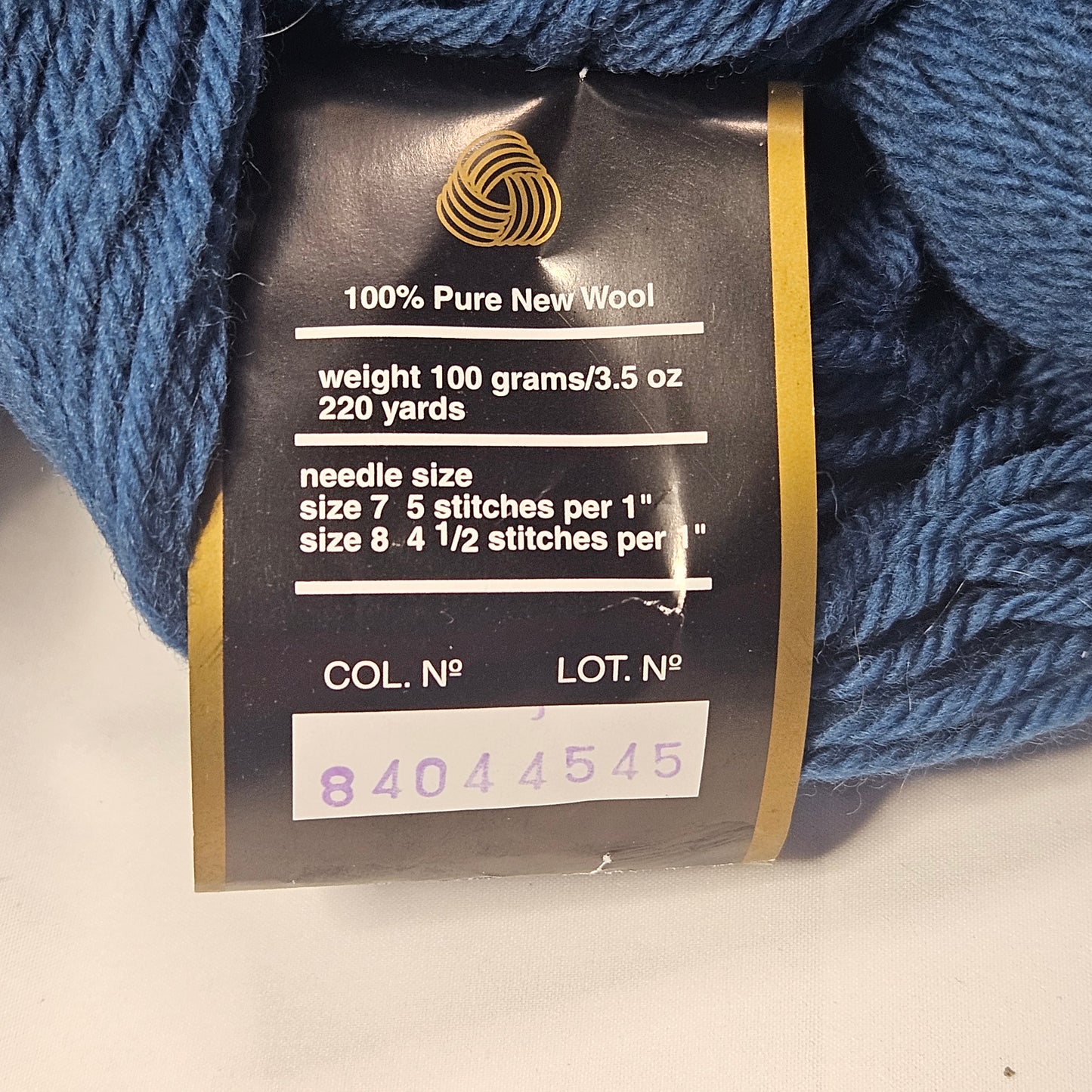 Cascade 220 Peruvian Highland Wool yarn, Color 8404, Light Teal, Lot of 5 skeins