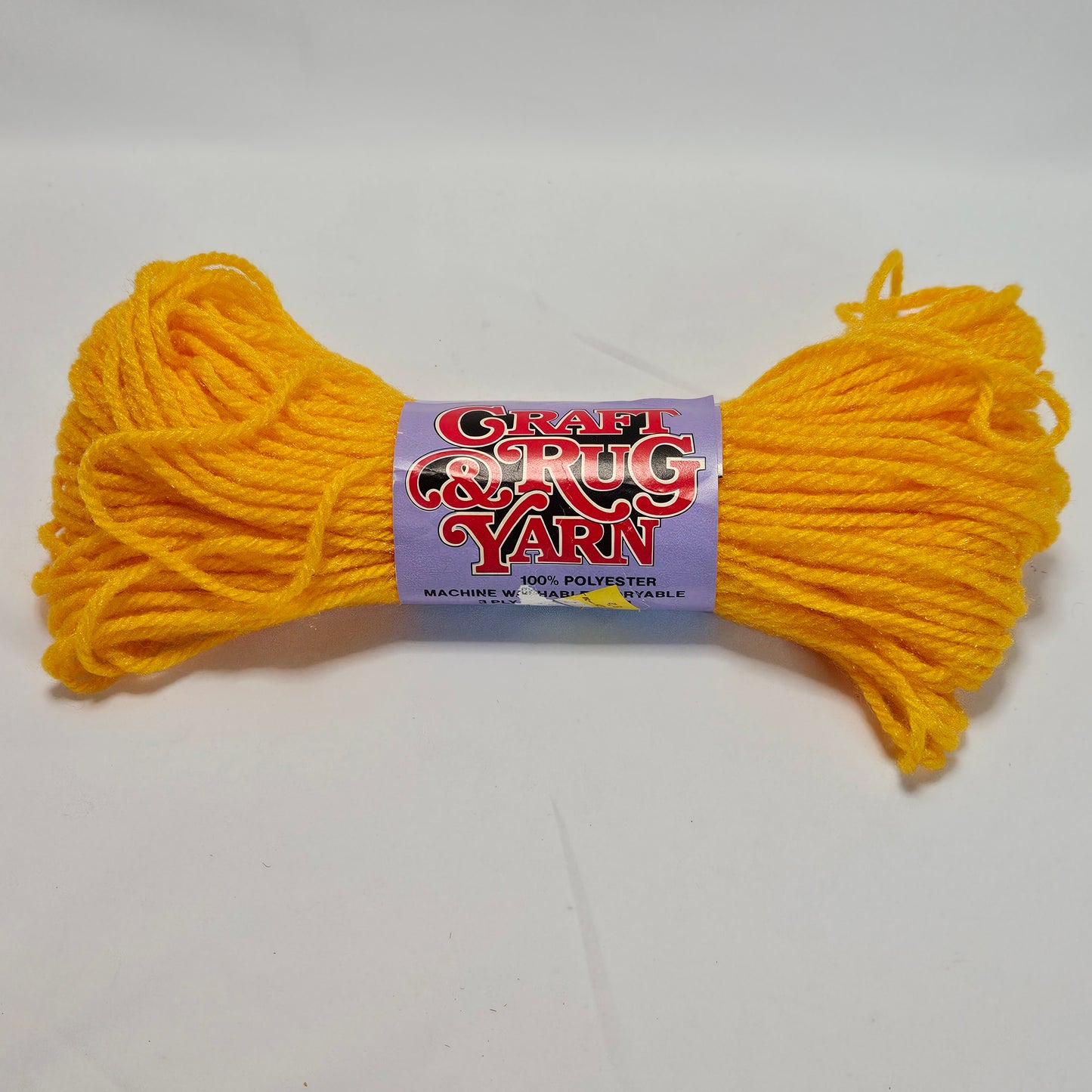 Vintage K-Mart Craft and Rug Yarn, Polyester, various colors