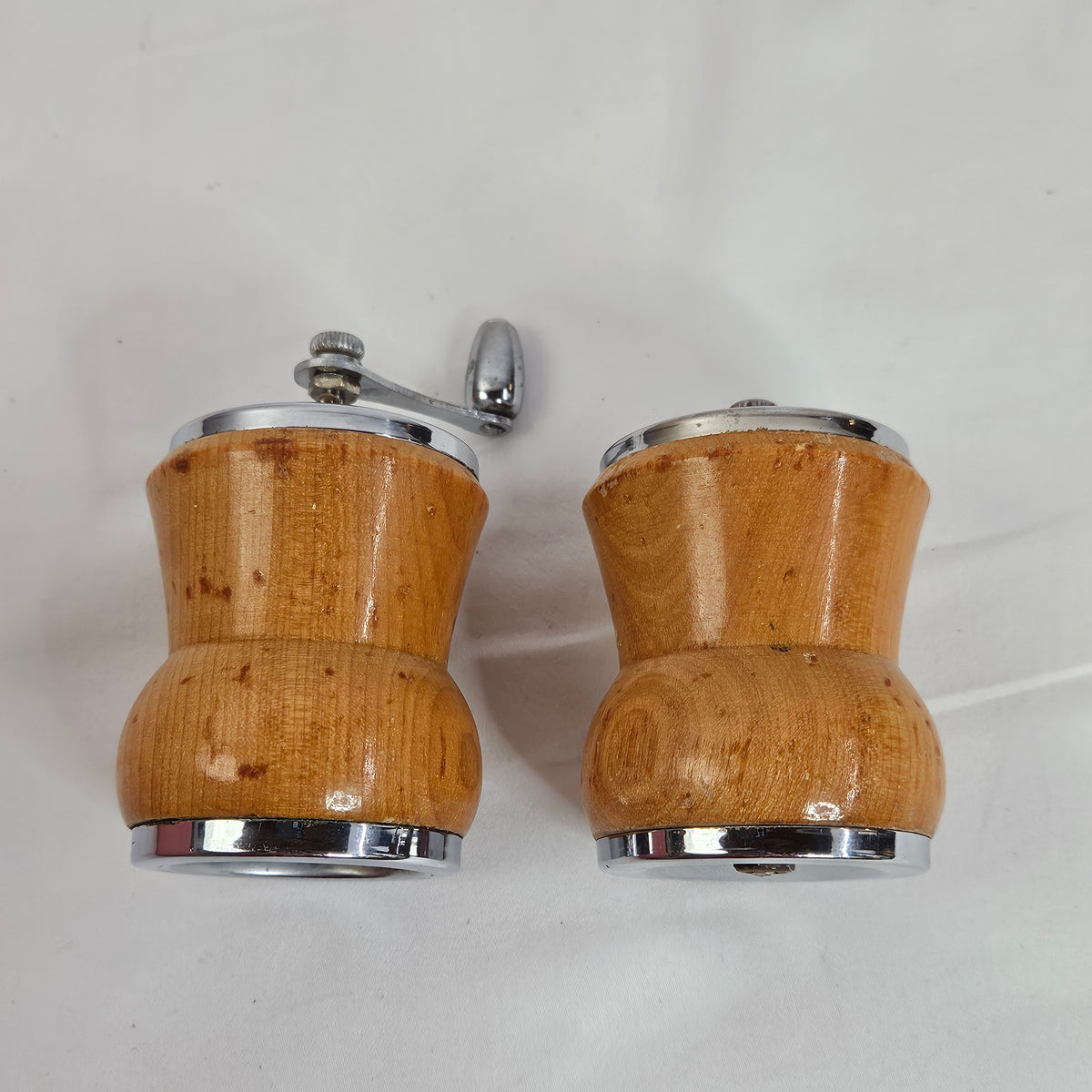 Woodpecker Woodware MCM  salt shaker and pepper mill