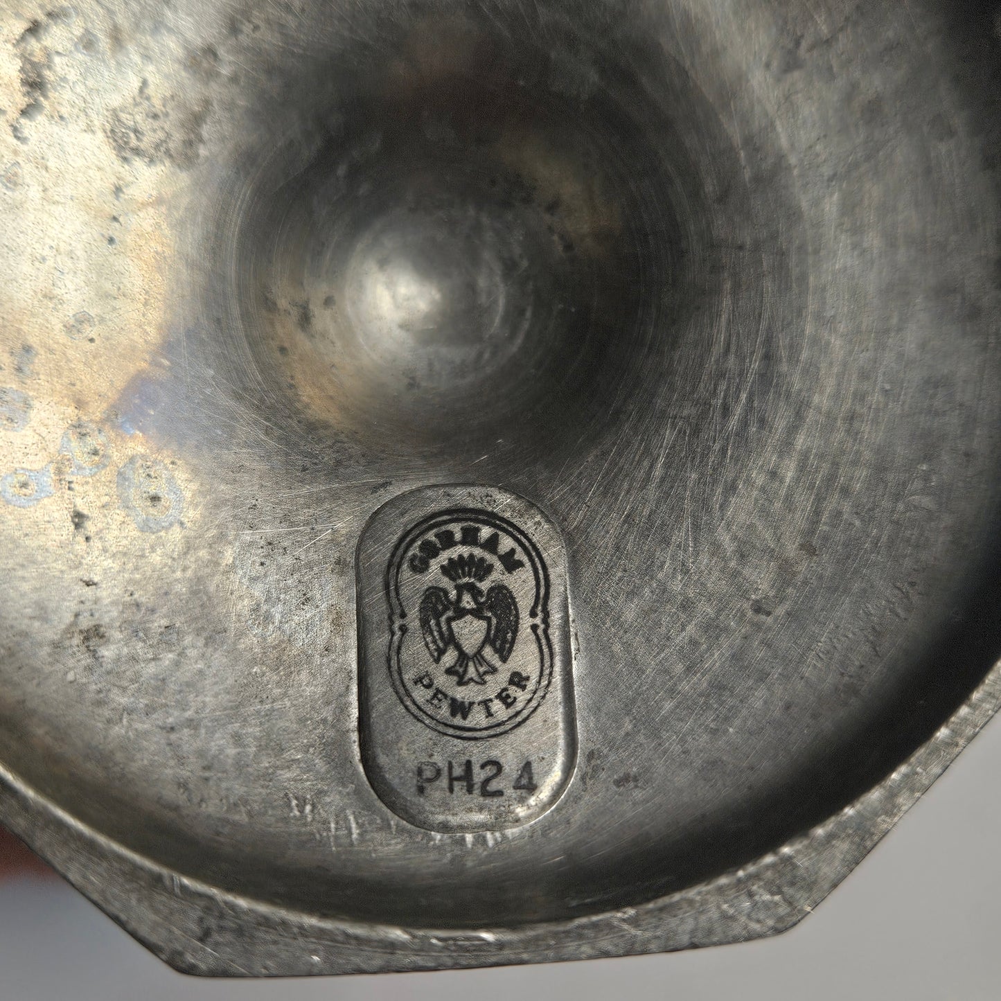 Vintage Gorham Pewter goblets, PH24