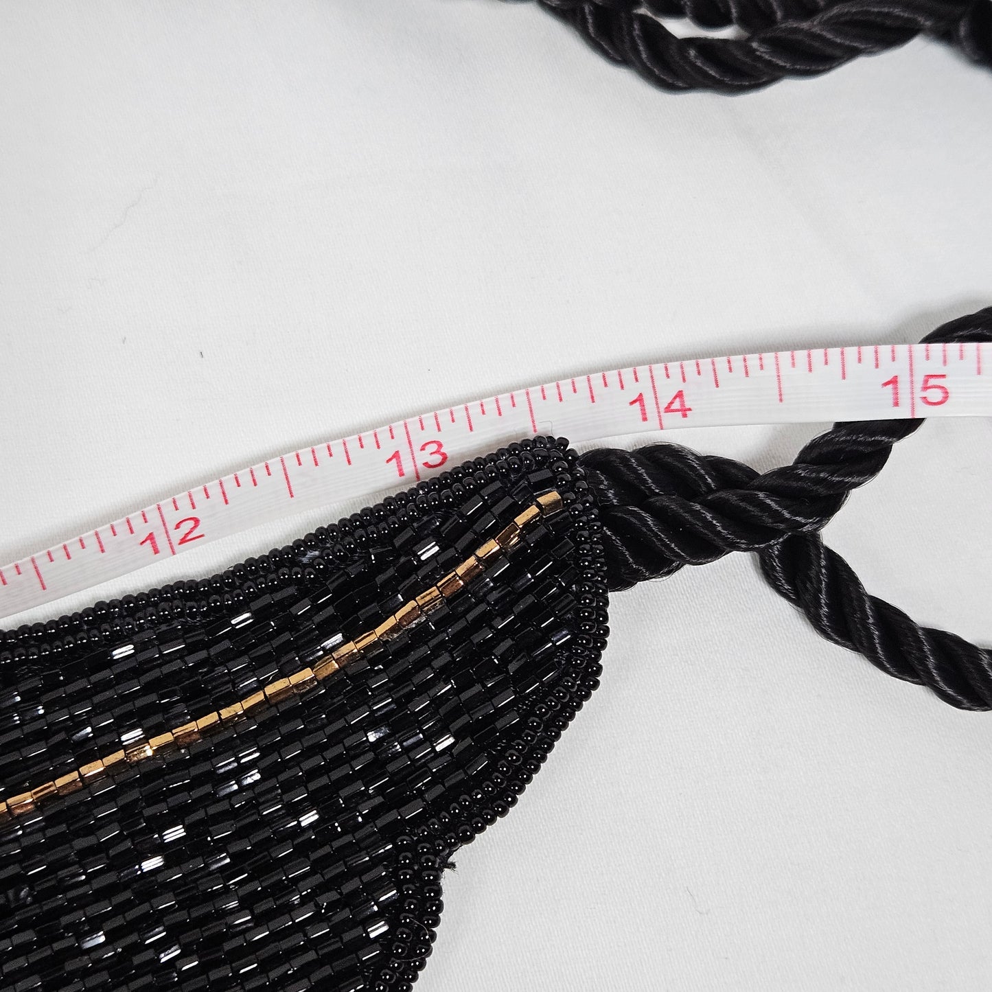 Vintage Lillian Vernon Beaded Sash Belt