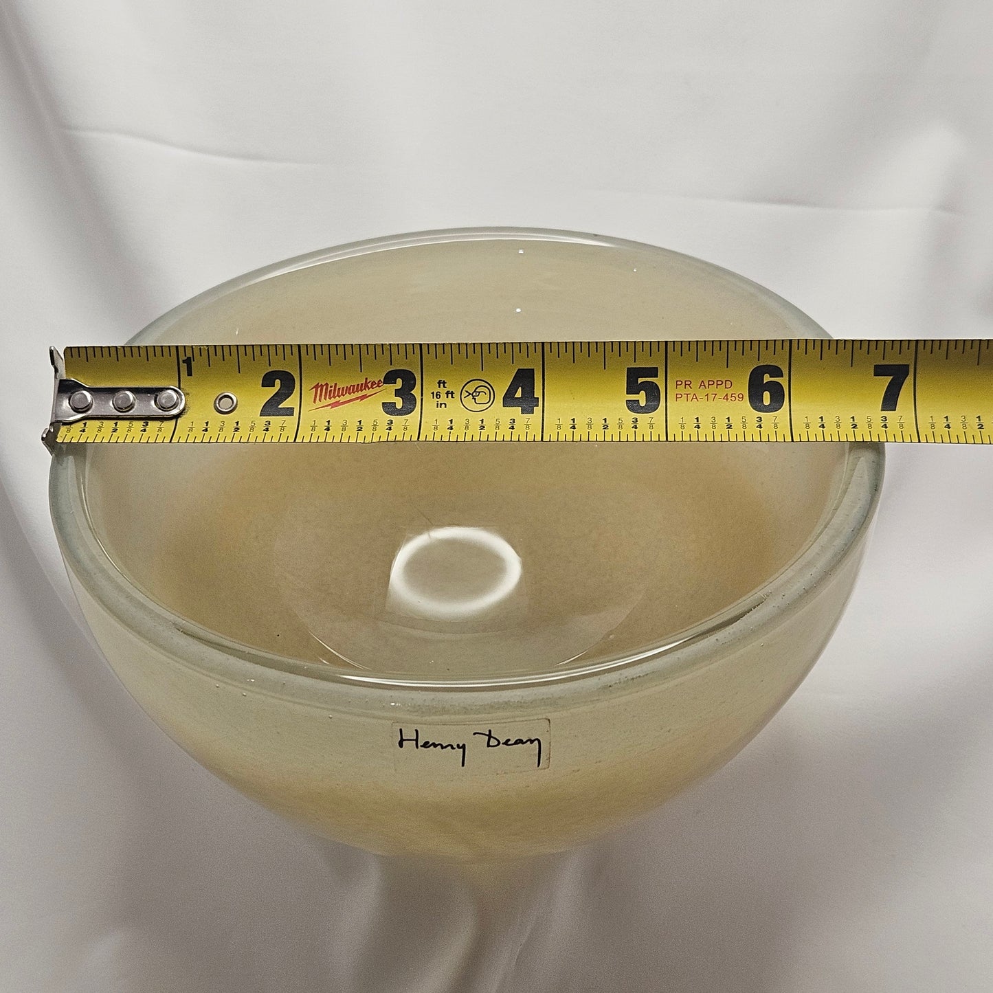 Henry dean art glass bowl