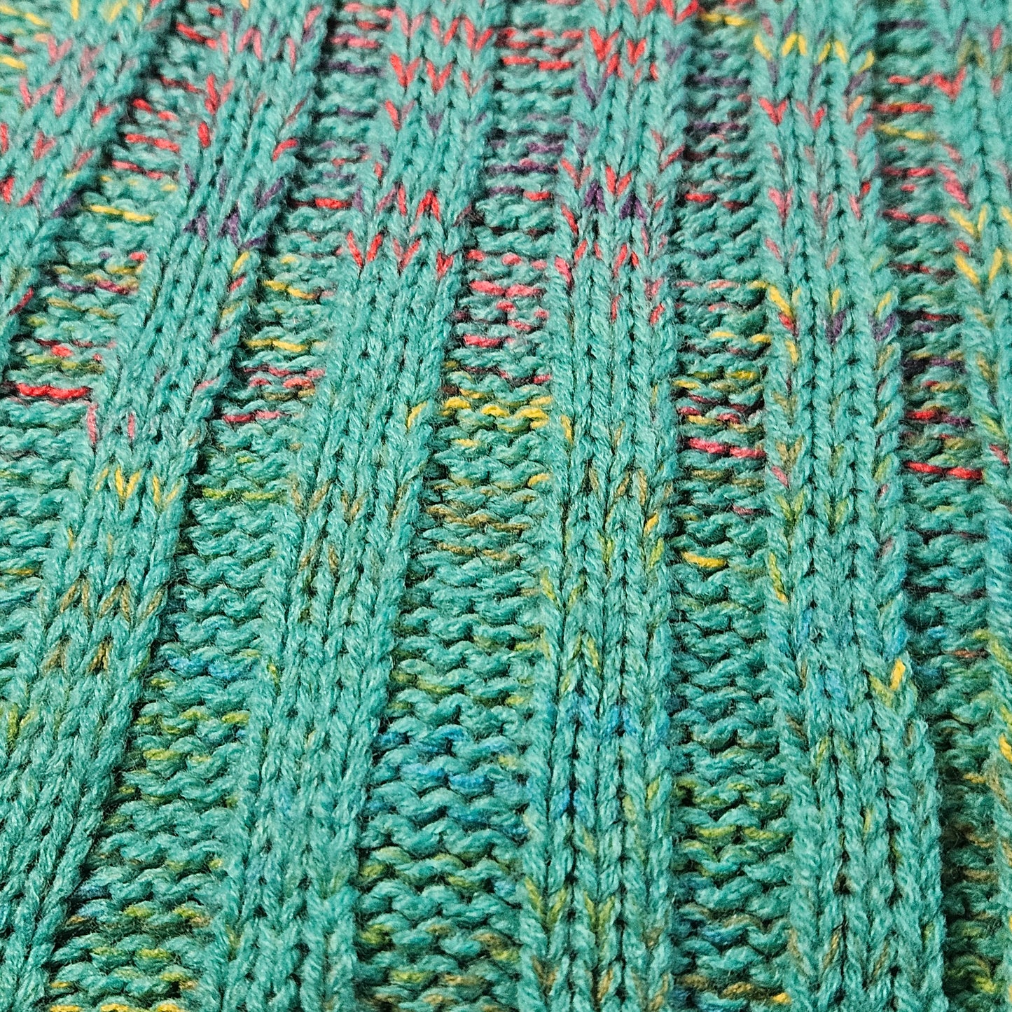 Children's Mermaid tail blanket in a soft acrylic yarn.