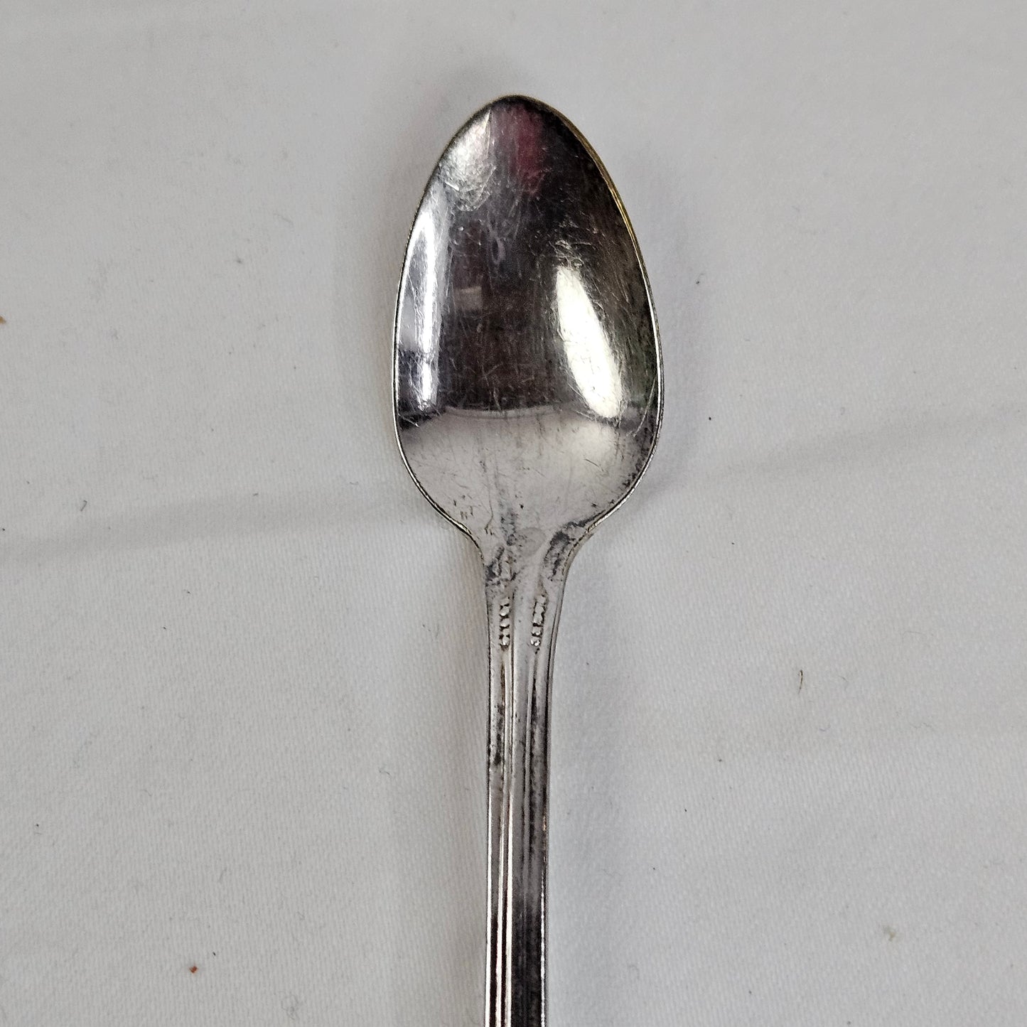 Vintage Wm A Rogers Oneida Ltd silver plated baby spoon