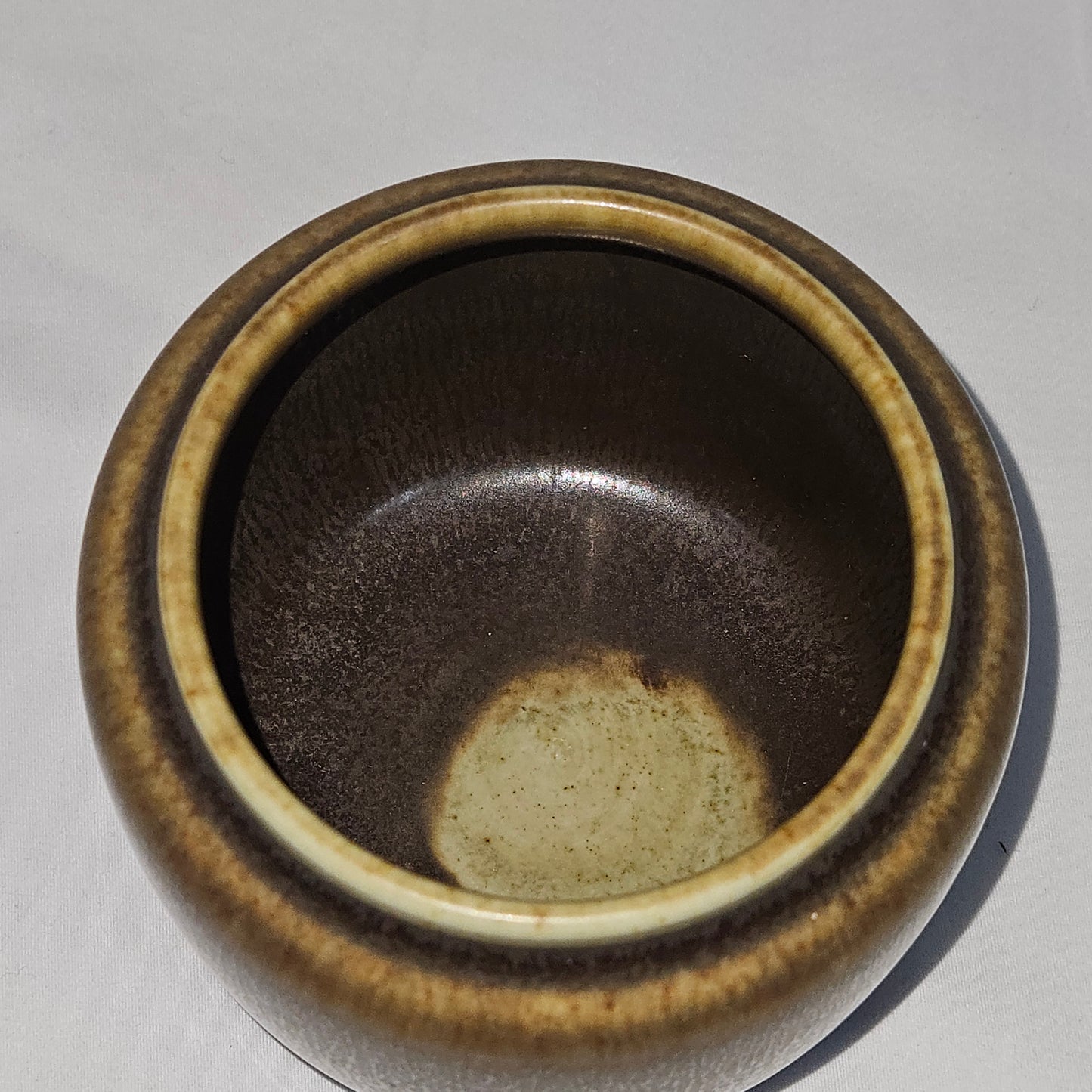 Danish pottery jar 1194, by Per Linneman Schmidt, Palshus Denmark, mid- century