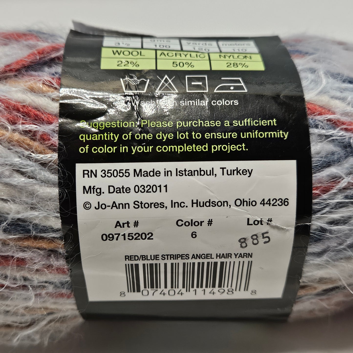 Sensations Angel Hair Stripes bulky yarn