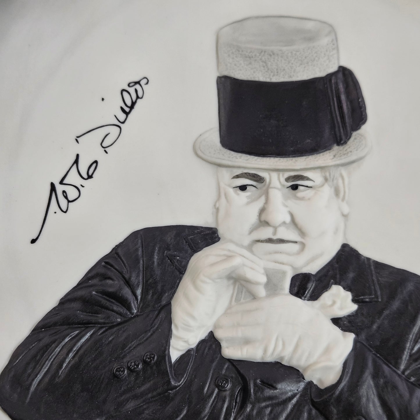 Great Entertainer Series Collector Plates, Choose from Chaplin, Fields or Laurel & Hardy