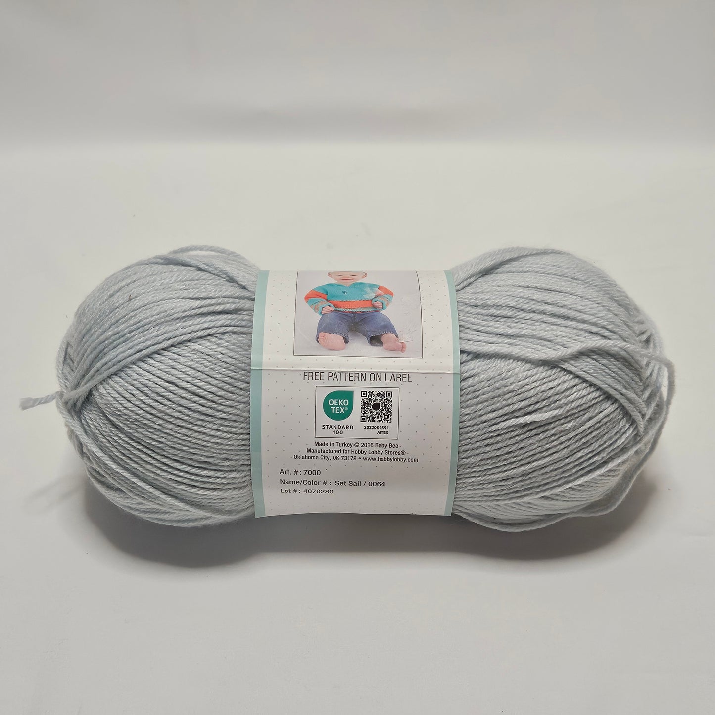 Baby Bee Sweet Delight yarn, color Set Sail, 1 skein