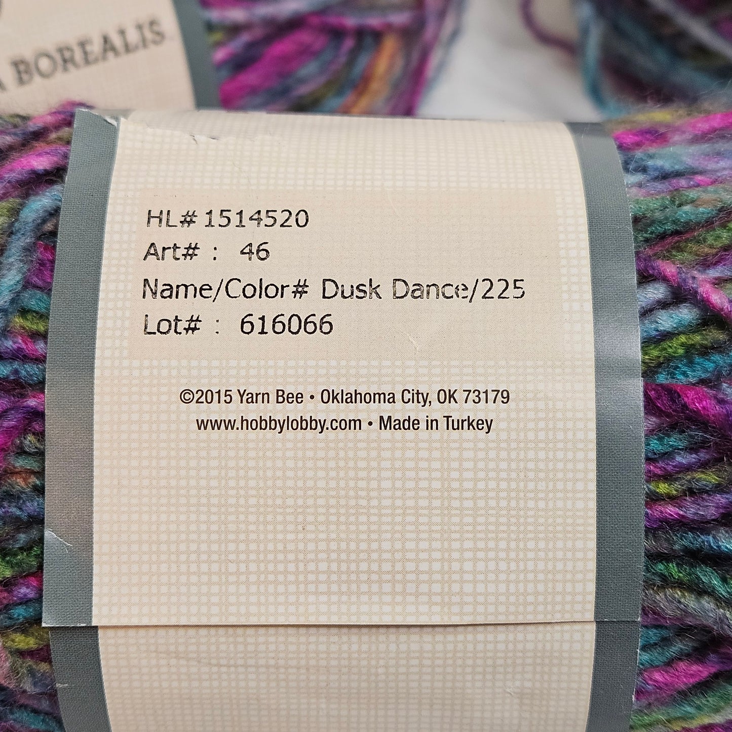 Yarn Bee Aurora Borealis acrylic yarn, various colors
