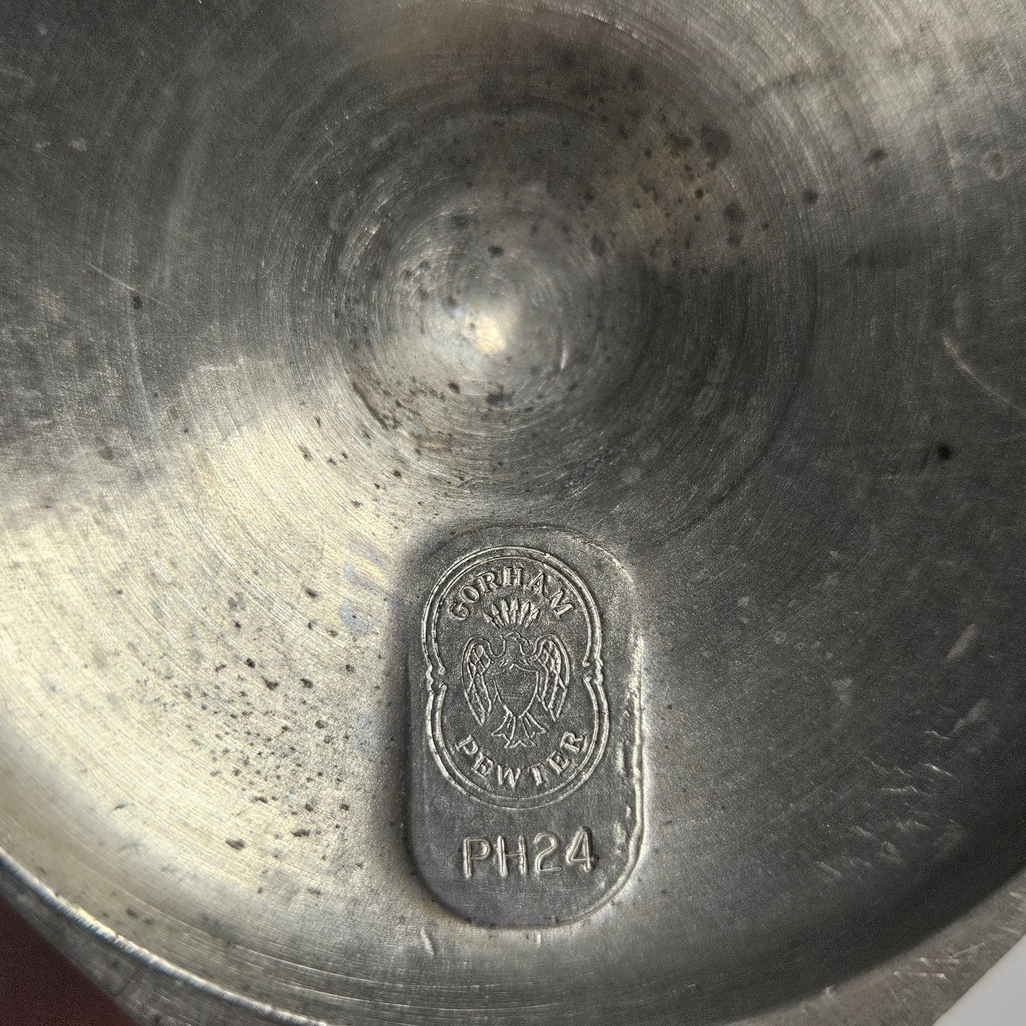 Vintage Gorham Pewter goblets, PH24