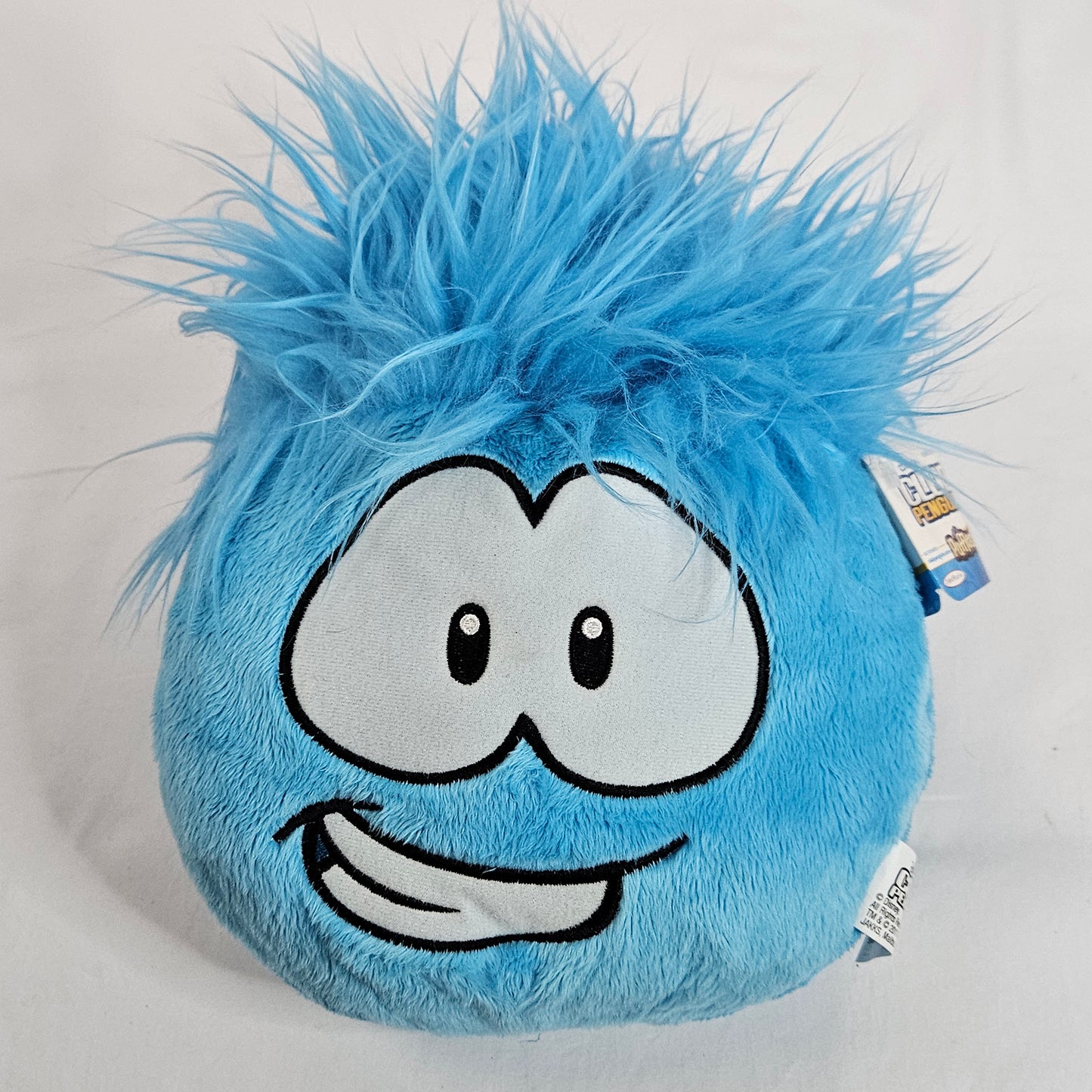 Club Penguin Puffle, Jumbo 10", Series 4 Blue Puffle from 2011, with tag