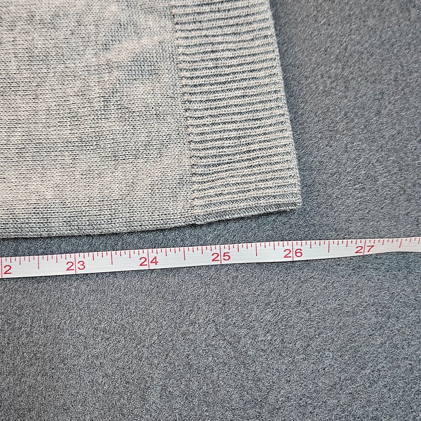 Hilary Radley women's knit tunic, NWT, Heathered Grey, XXL