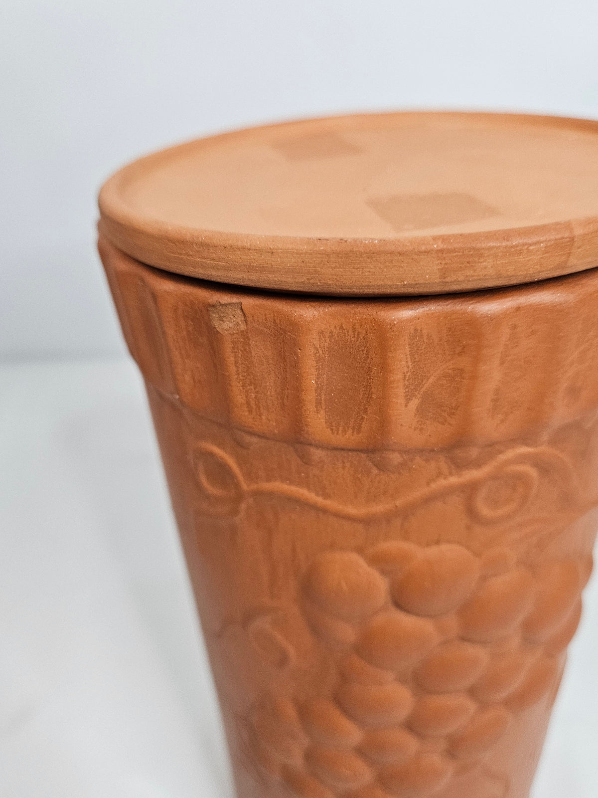Vintage Gourmet-Topf Terracotta Wine Crock, 10 1/4 inch tall