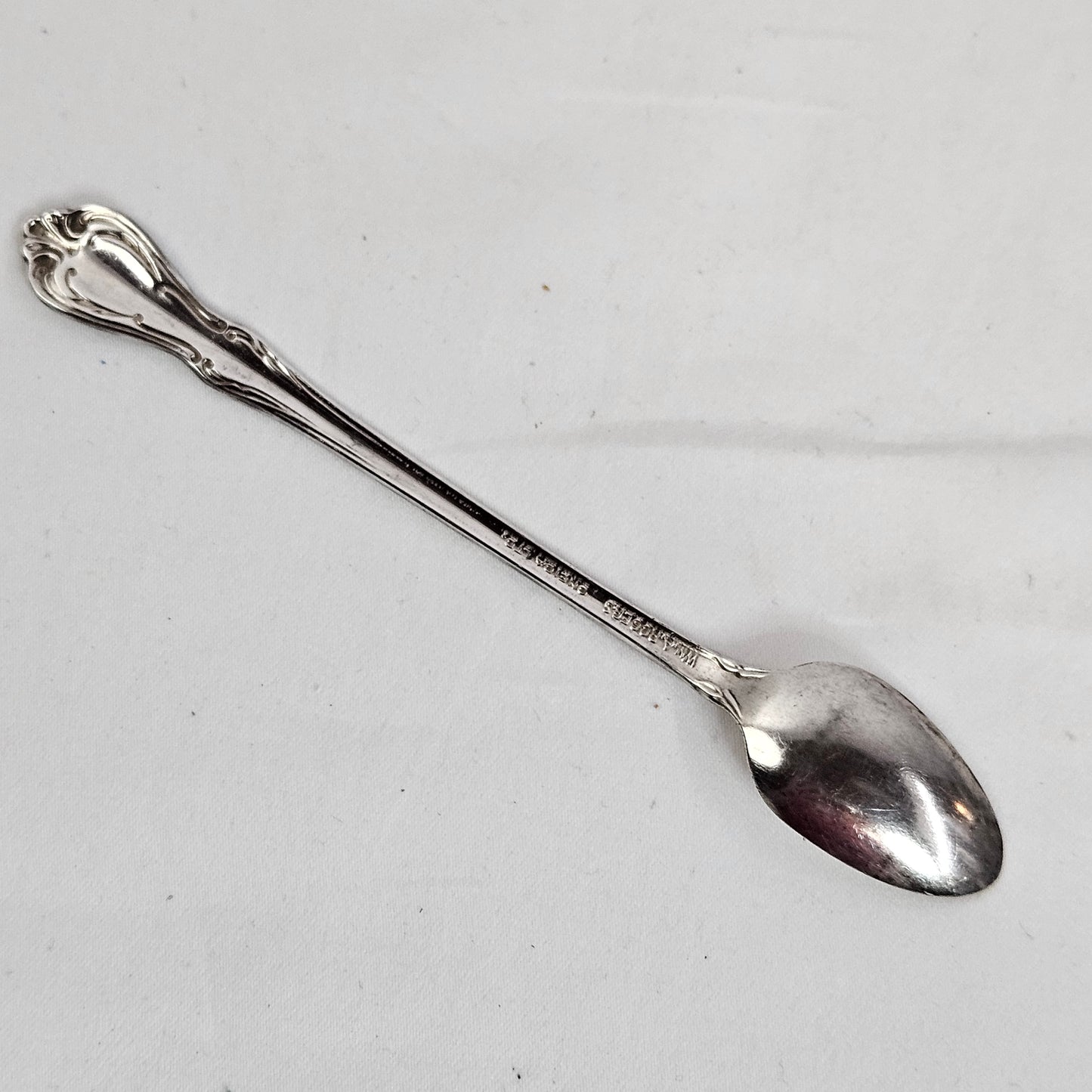 Vintage Wm A Rogers Oneida Ltd silver plated baby spoon