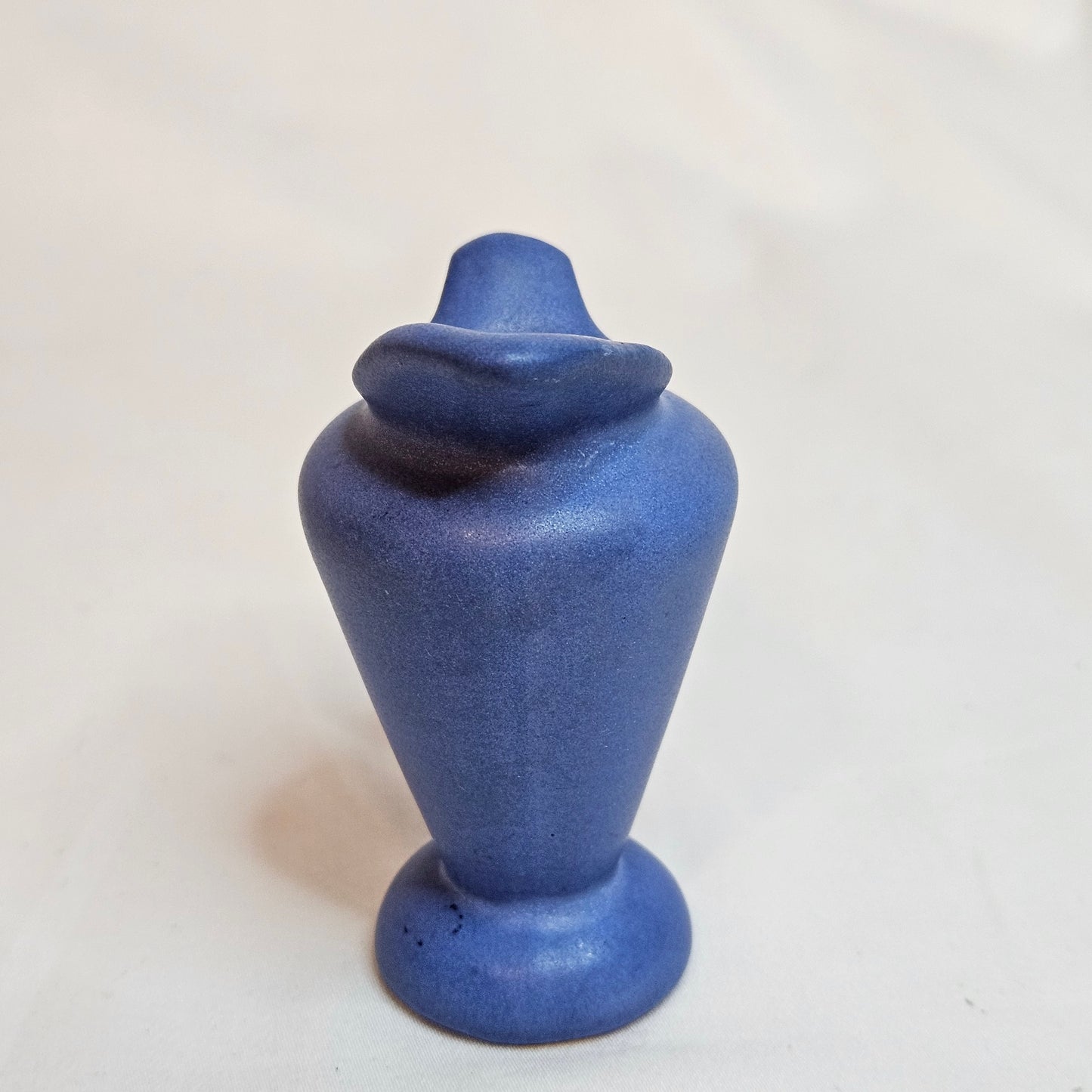Vintage Niloak Pottery miniature pitchers, 3.25 inches tall