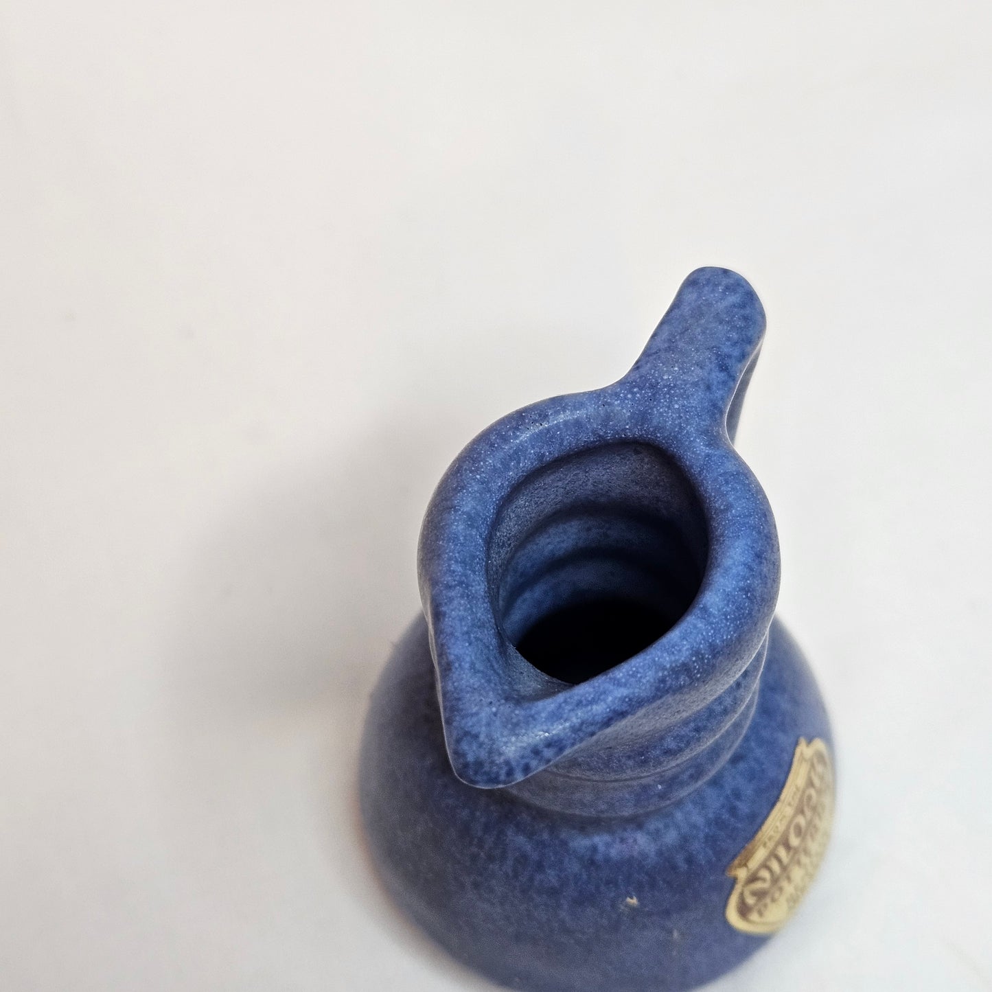 Niloak vintage miniature pitcher, 2.75 inches tall