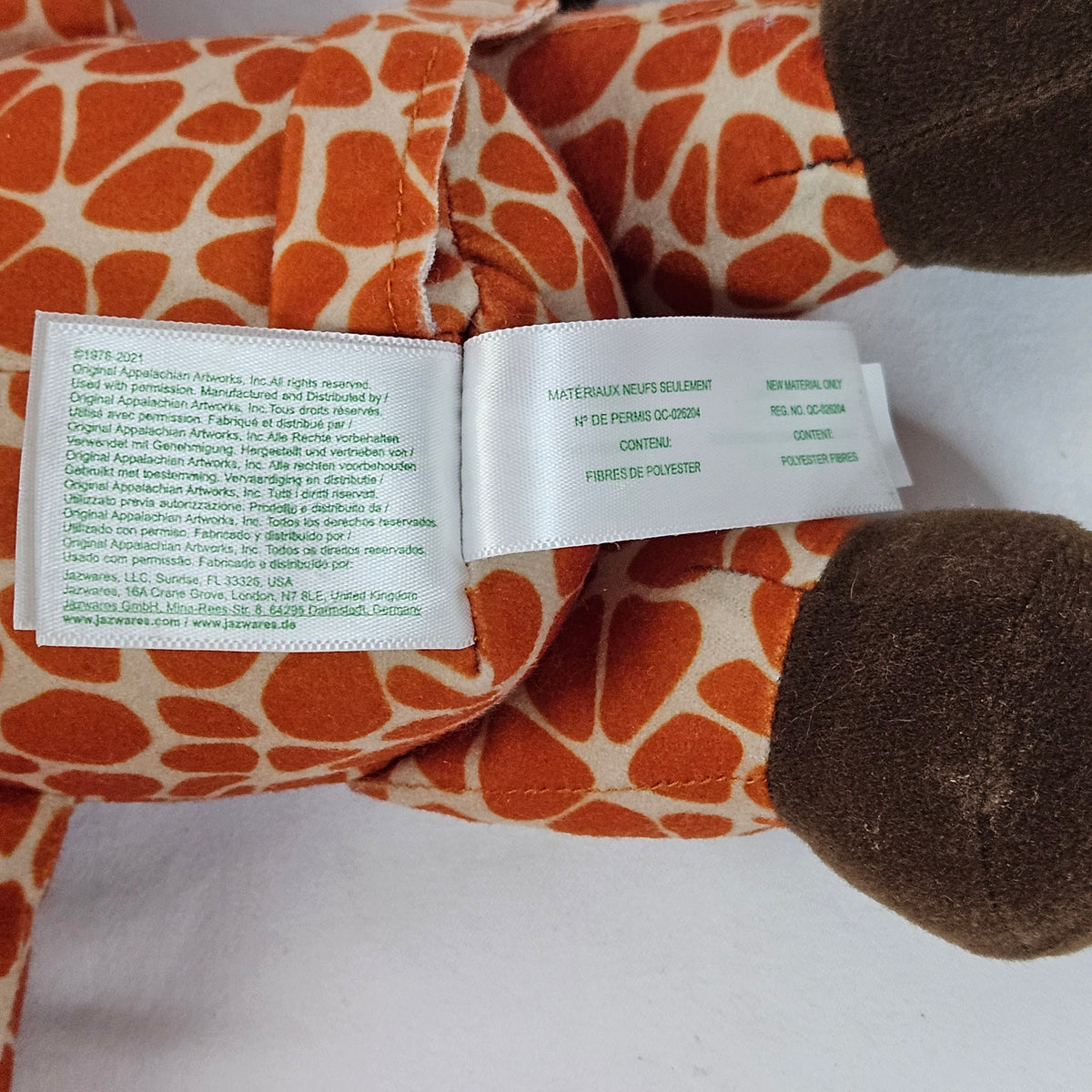 Cabbage Patch Kids Baby Doll Giraffe, 10" tall
