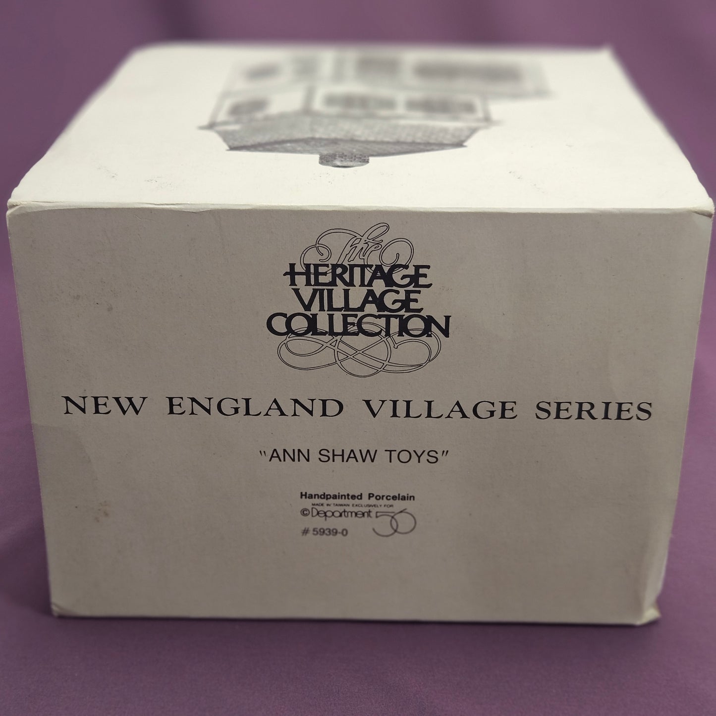 Ann Shaw Toys, Department 56, New England Village Series, 1988, 5939-0