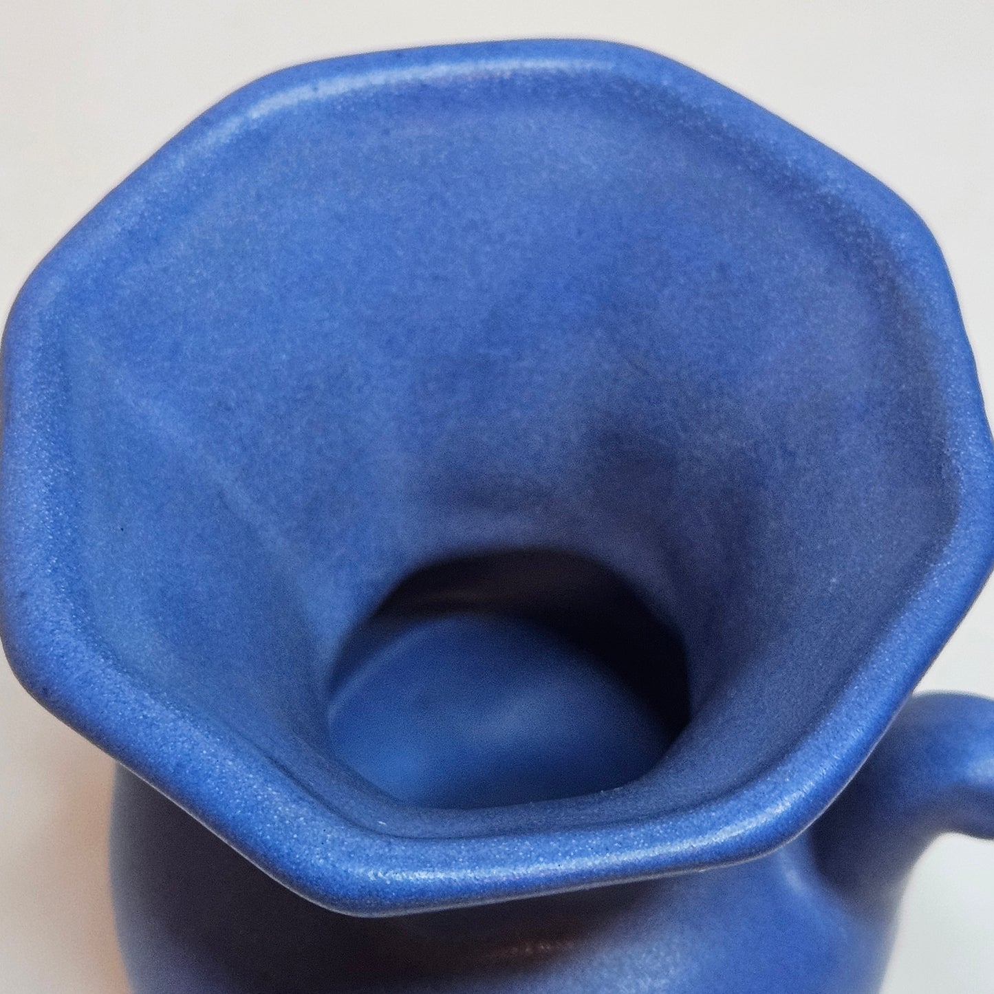 Vintage Niloak Pottery small Cabinet Vase, Ozark Blue