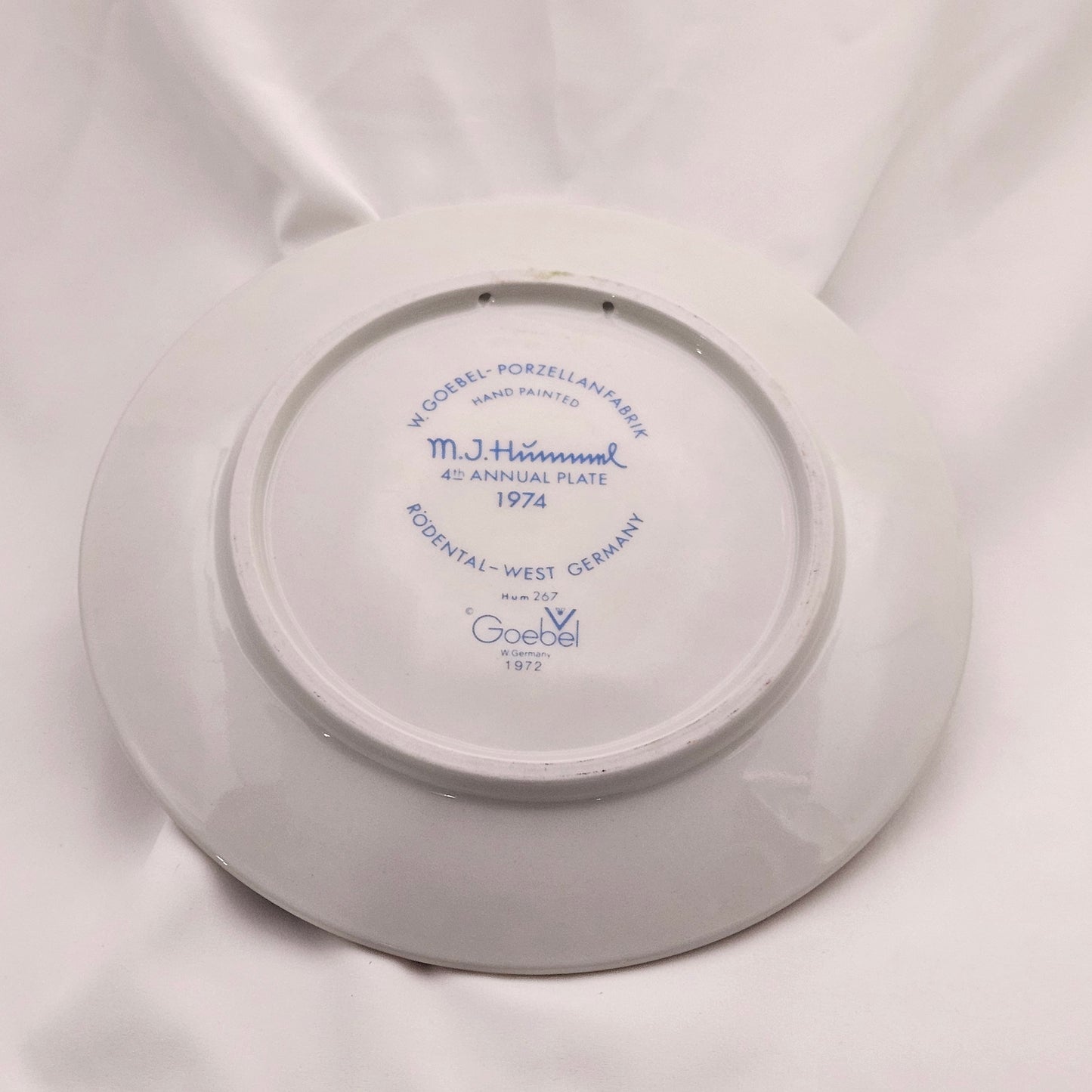 M.J. Hummel annual decorative plates, 1970s, W. Goebel, West Germany