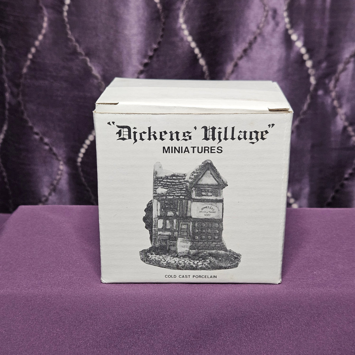 Department 56 Dickens Village Miniatures, Set of 7, 1986