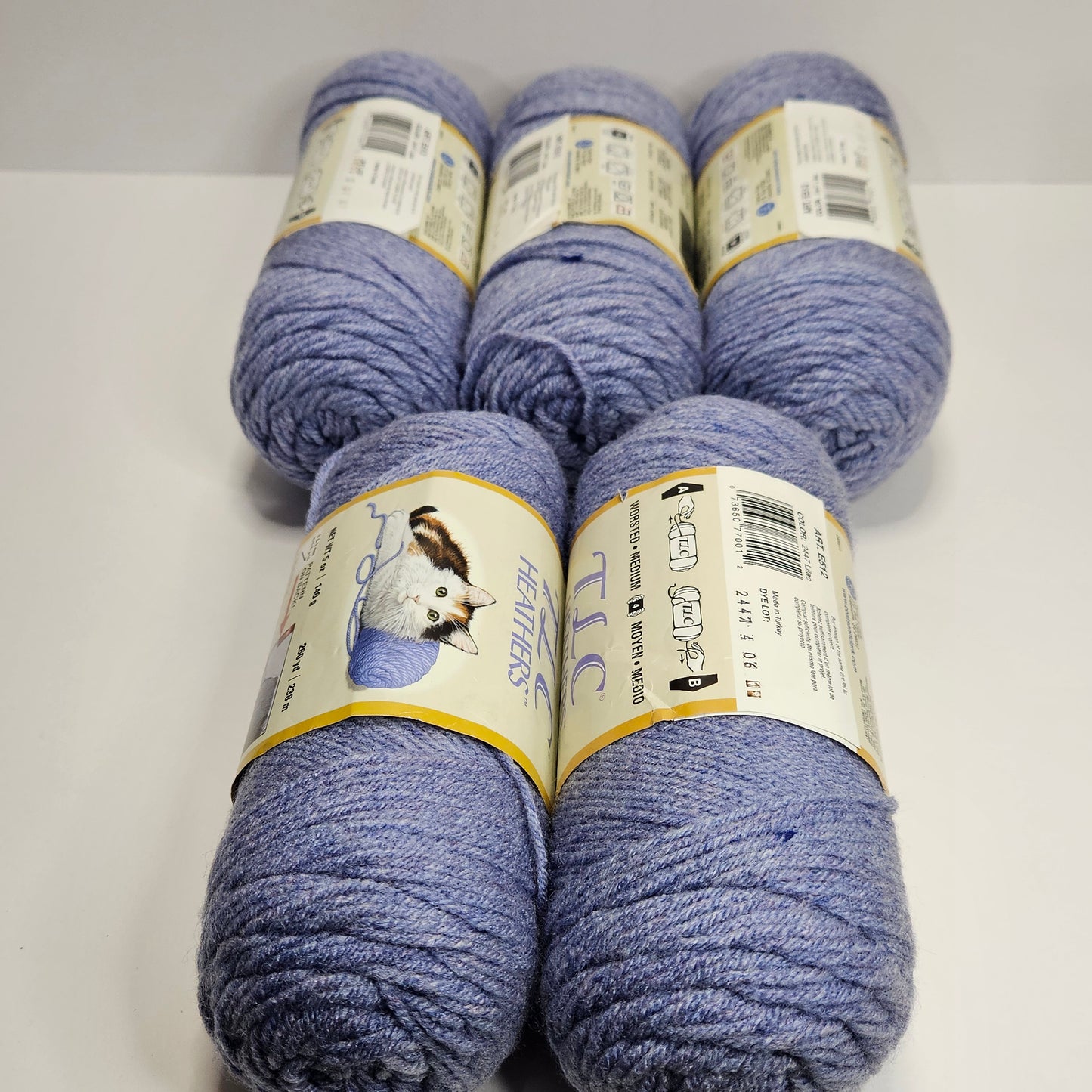 TLC Heathers Yarn in Lilac