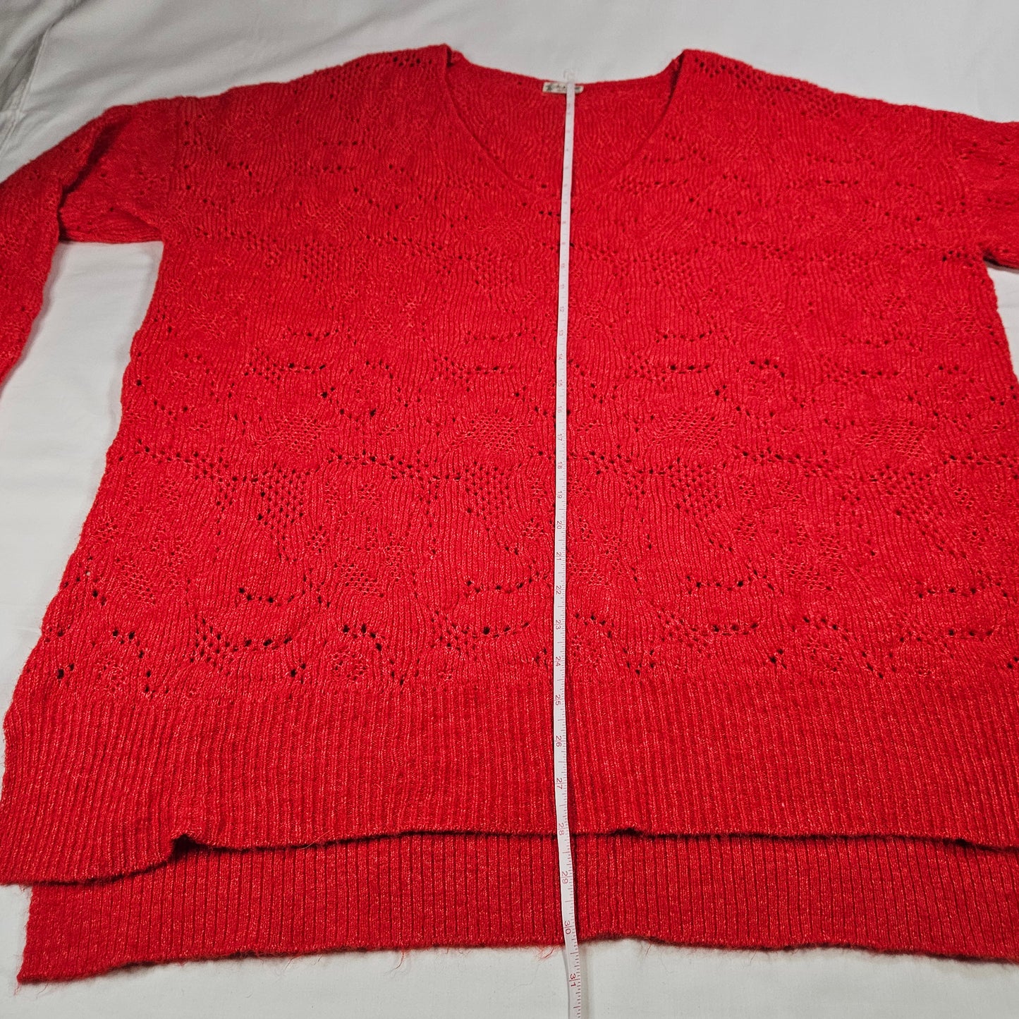 Free People, Intimately Free red oversize sweater, XS/S
