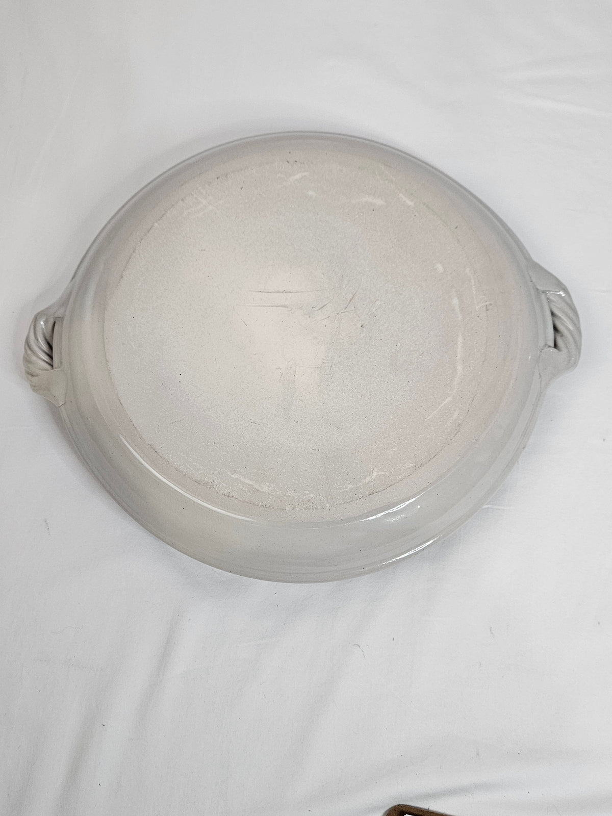Studio pottery Serving Tray with Bowl, signed