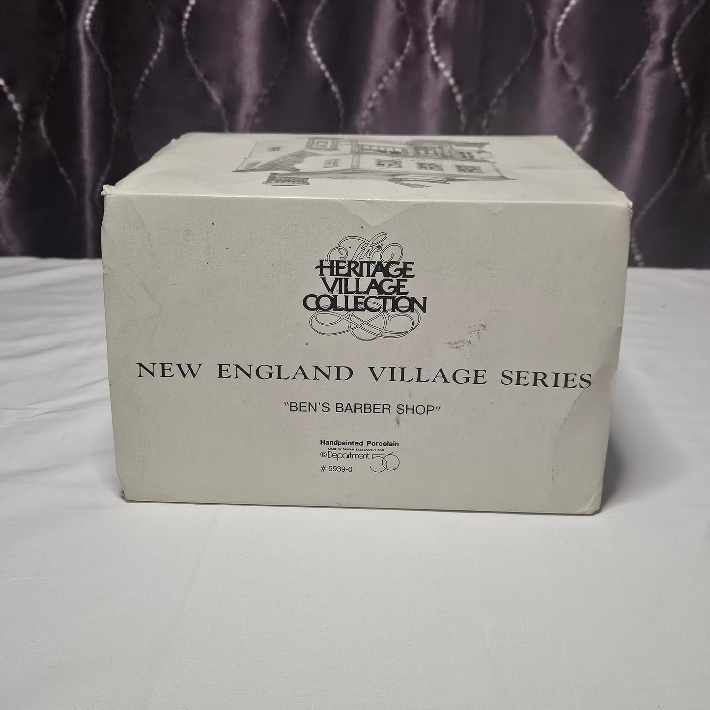 Ben's Barber Shop, Department 56 New England Village Collection, #5939-0
