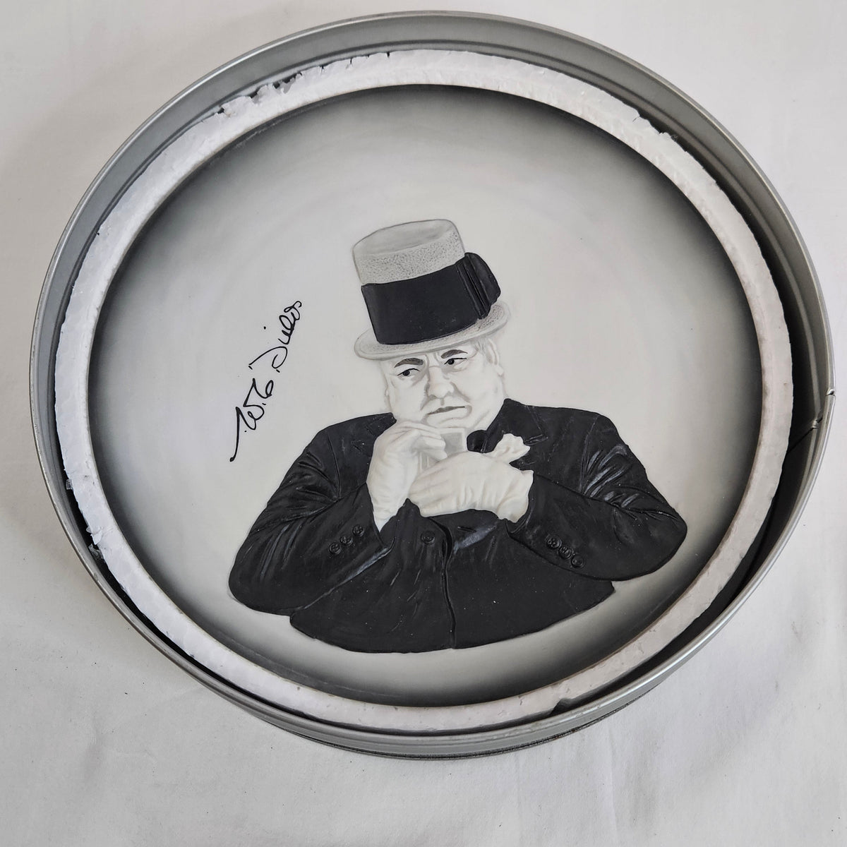 Great Entertainer Series Collector Plates, Choose from Chaplin, Fields or Laurel & Hardy