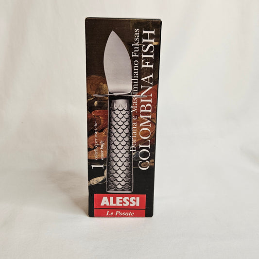 Alessi Oyster Knife, Colombina Fish Collection,