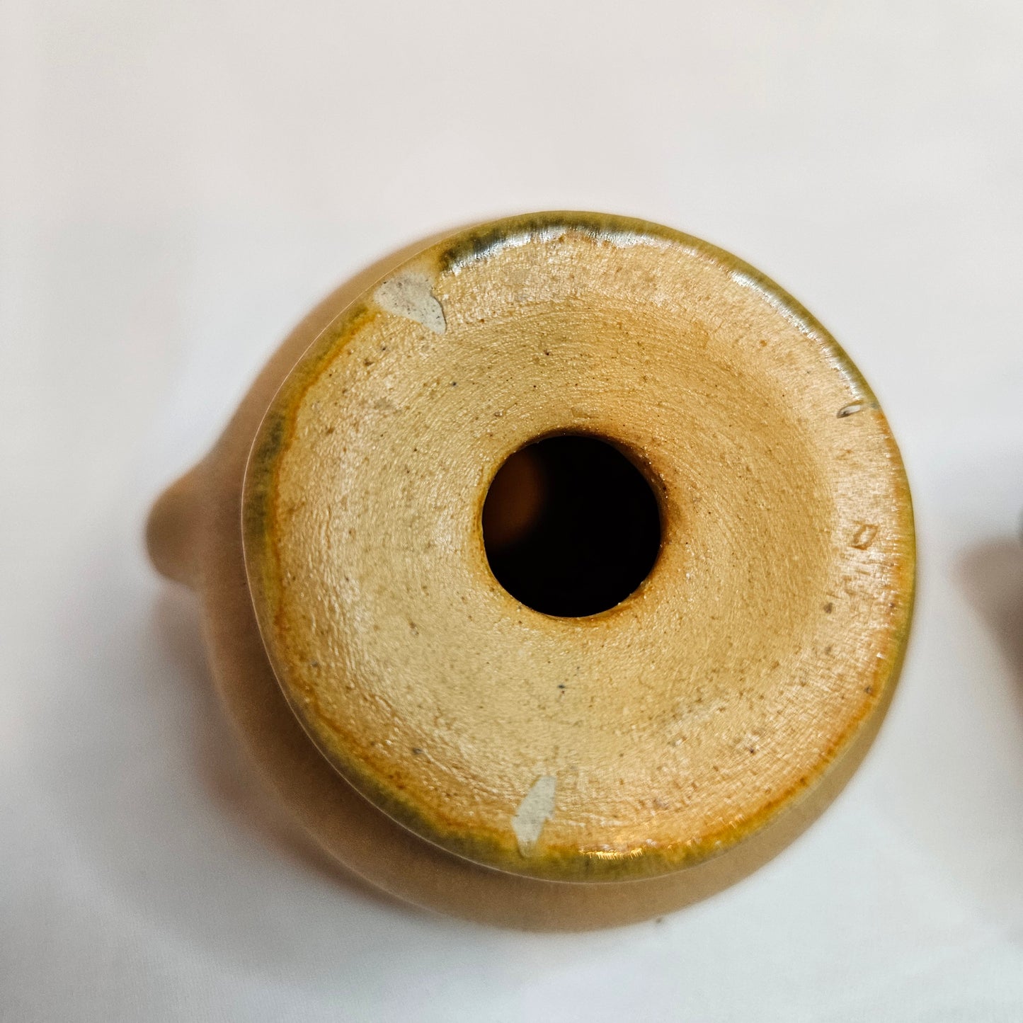 Niloak Pottery, vintage round salt and pepper shakers,  1940s
