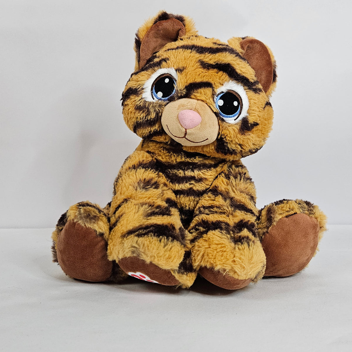 Build A Bear Workshop, 2016 Tiger Cub Plush Stuffed Animal, 12 inch