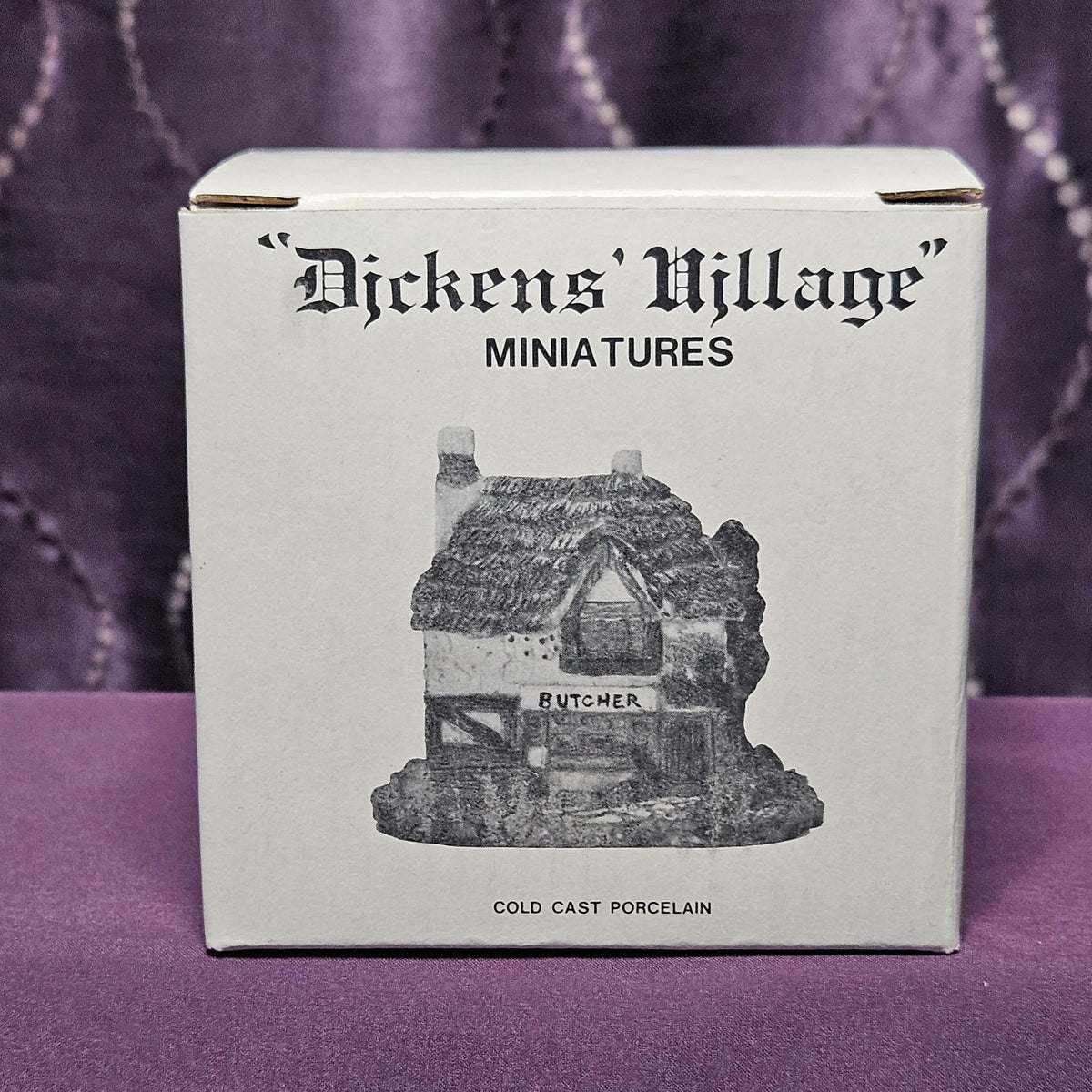 Department 56 Dickens Village Miniatures, Set of 7, 1986