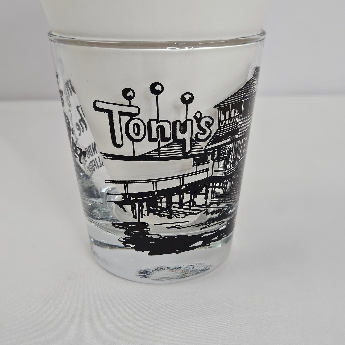Vintage Tony's On The Pier, Redondo Beach Mai Tai glasses, set of two glasses