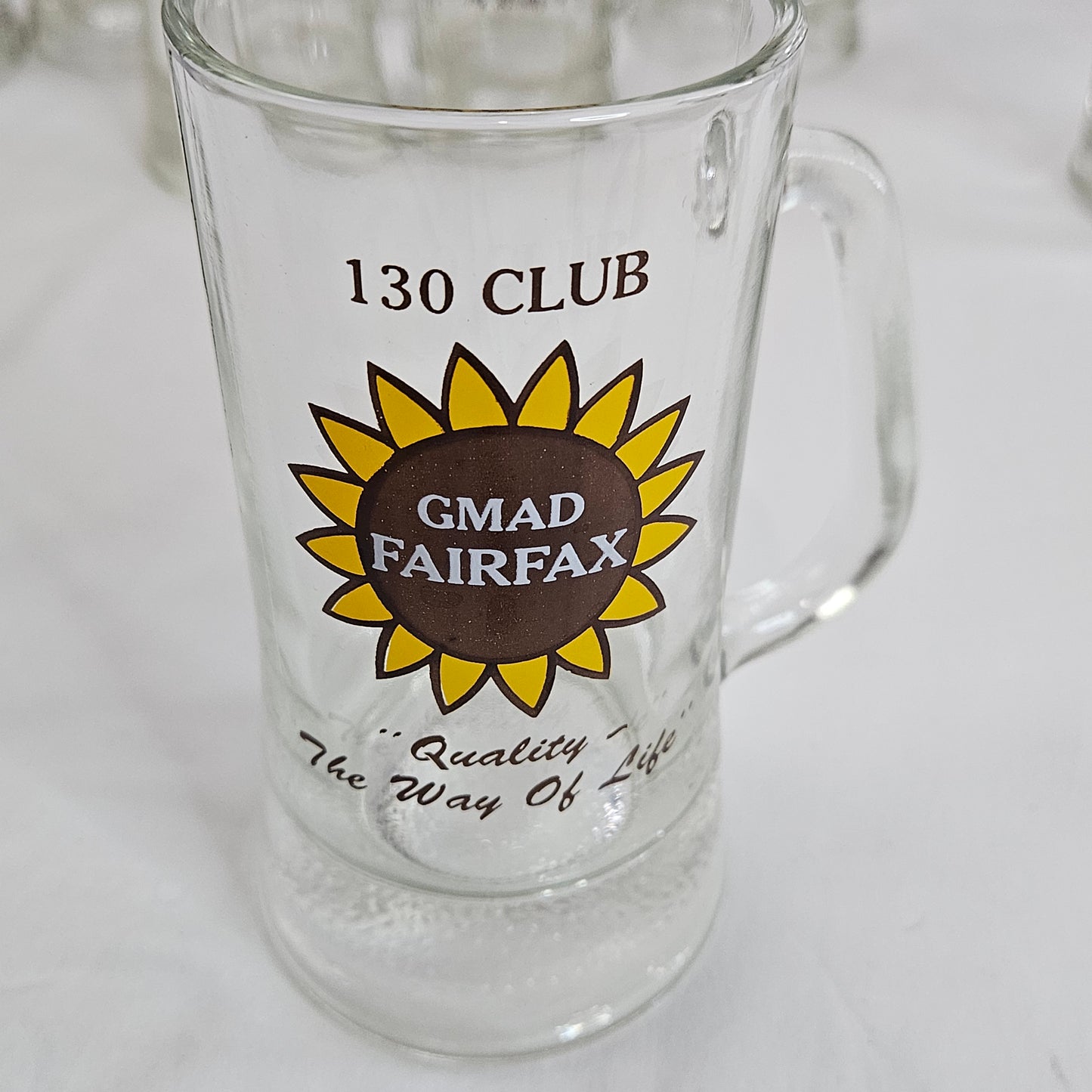 Vintage GMAD Fairfax 130 Club, 8 beer mugs and one pitcher