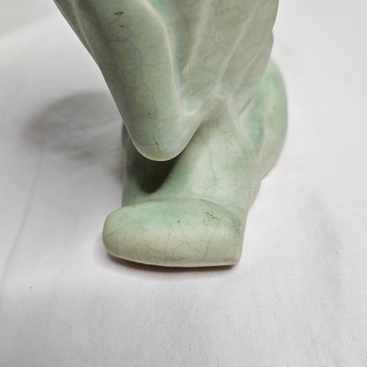 Vintage Niloak Cornucopia vase, 7" tall,