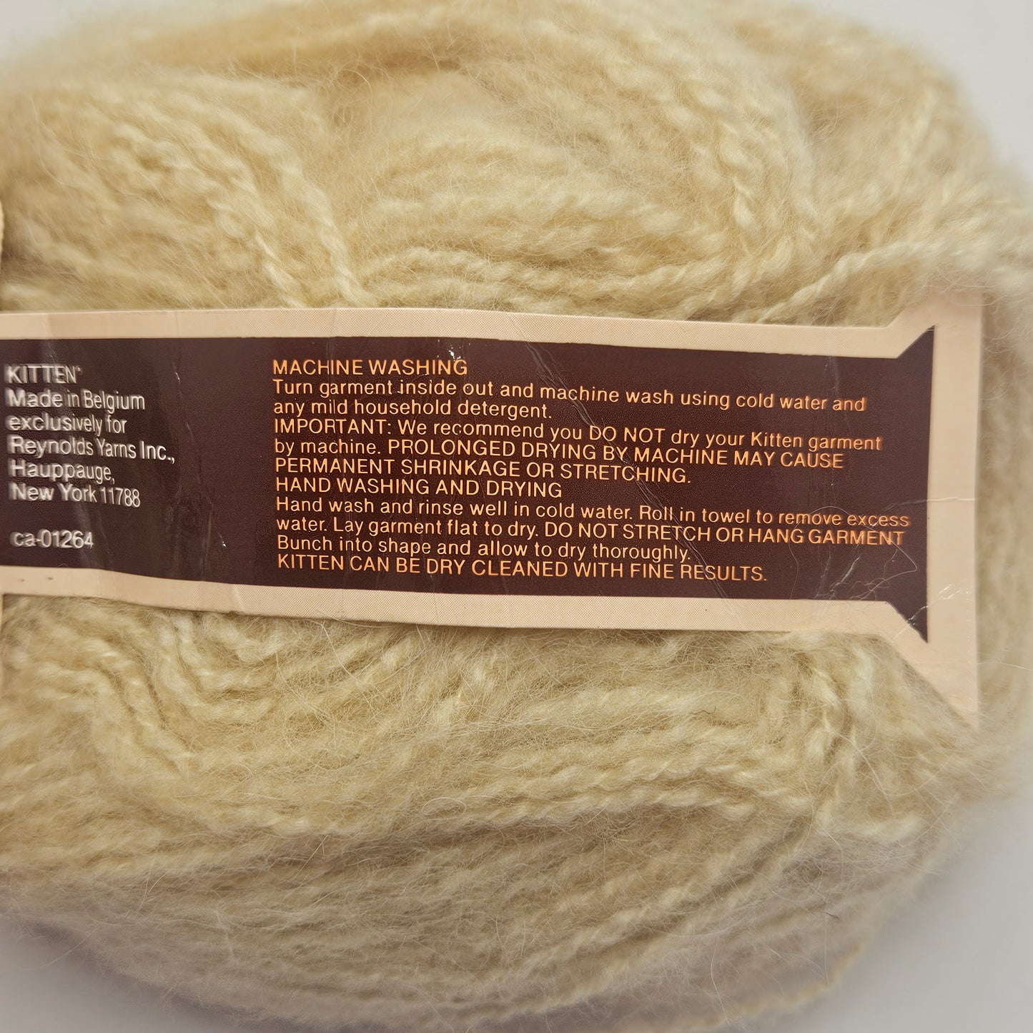 Kitten Yarn by Reynolds, Vintage, 84%Acrylic 16%Wool, 10 Skeins