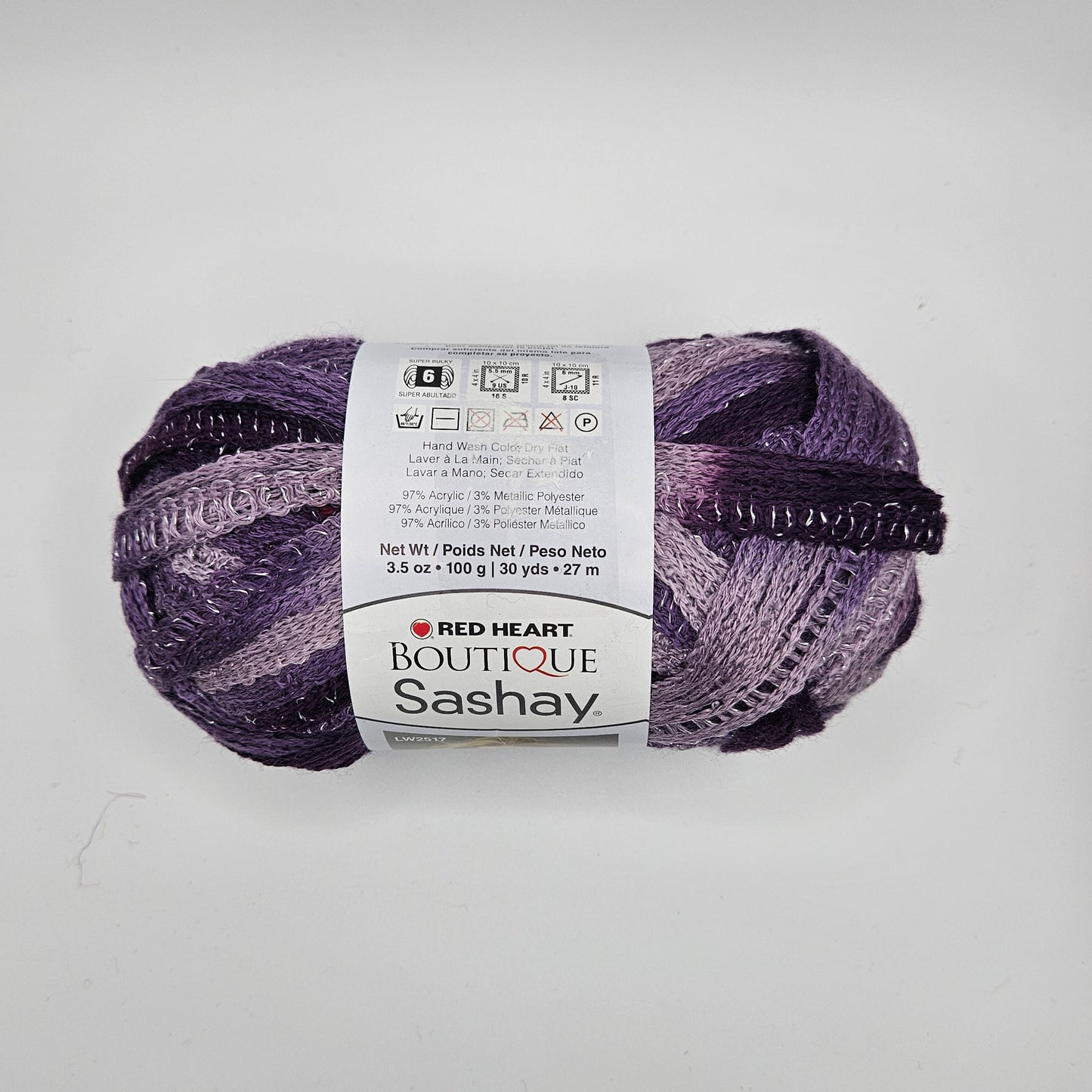RED HEART BOUTIQUE Sashay Scarf Yarn - Super Bulky, various colors available