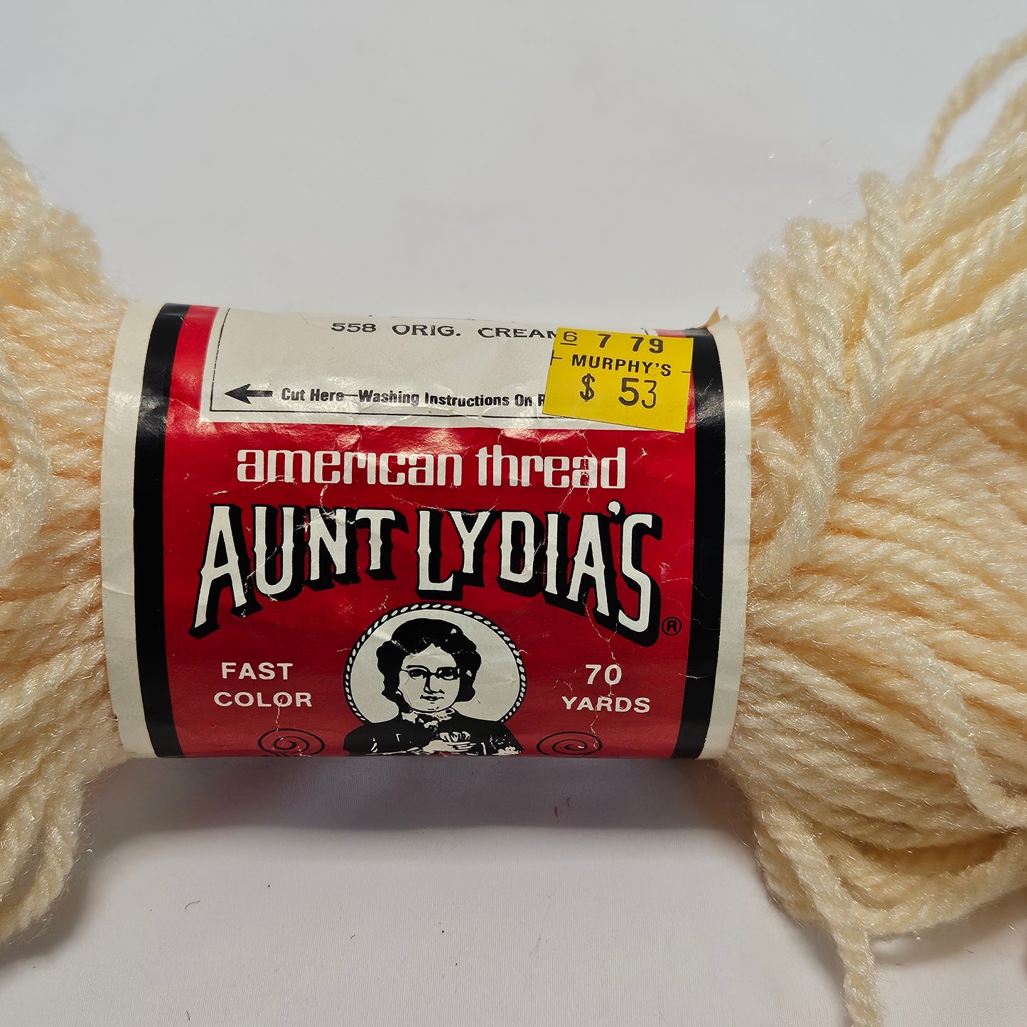 Vintage Aunt Lydia's Heavy Rug Yarn, various colors, lot of 6 skeins