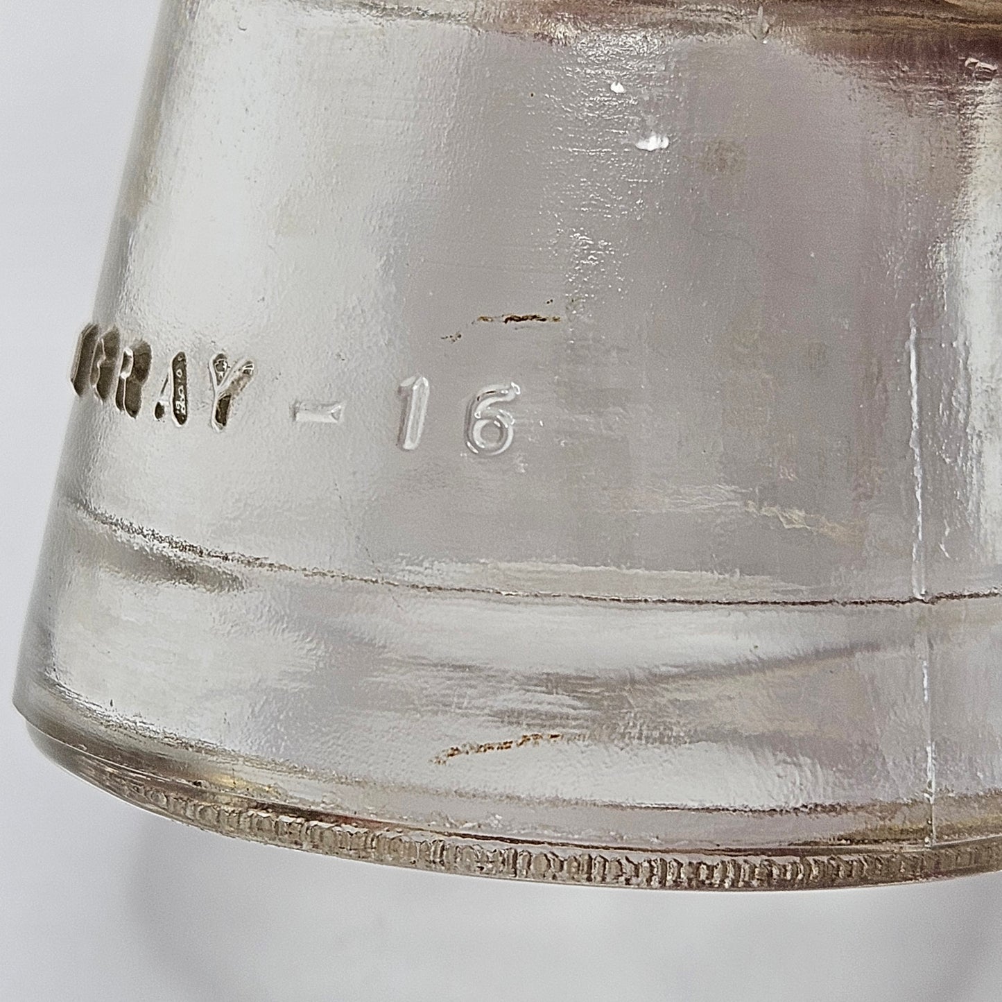 Vintage Hemingray 16 Glass Insulator - 16-48, 1955