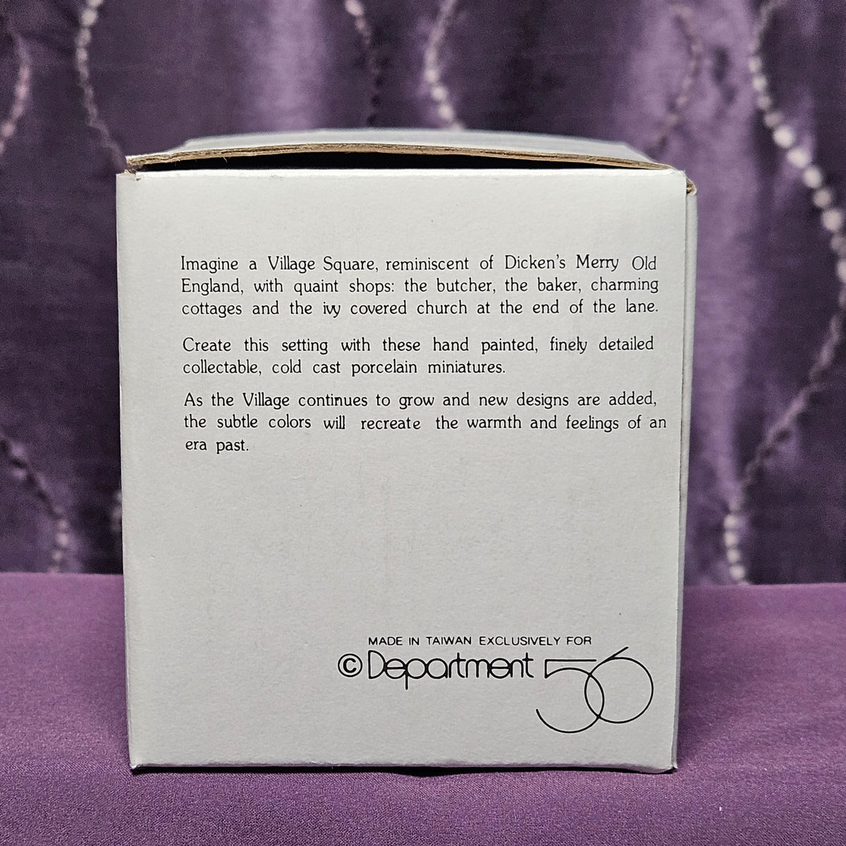 Department 56 Dickens Village Miniatures, Set of 7, 1986