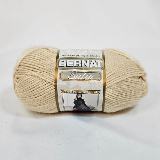 Bernat Satin Acrylic yarn, Camel
