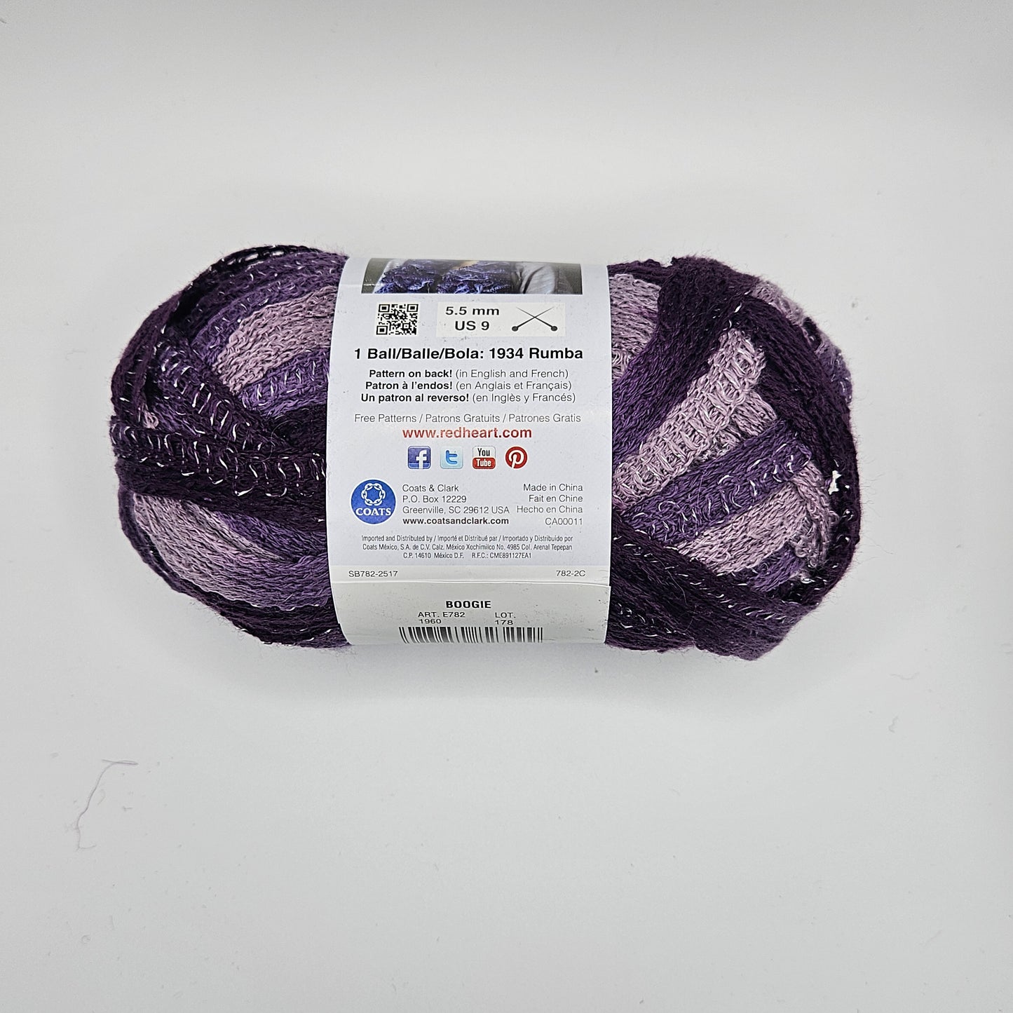 RED HEART BOUTIQUE Sashay Scarf Yarn - Super Bulky, various colors available