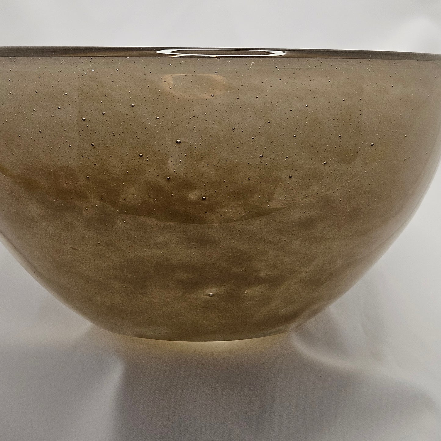 Henry Dean art glass bowl, signed