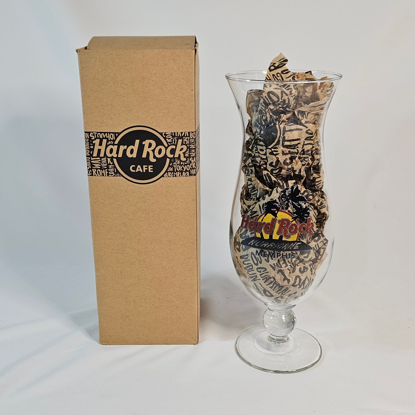 Hard Rock Cafe Memphis Hurricane Glass