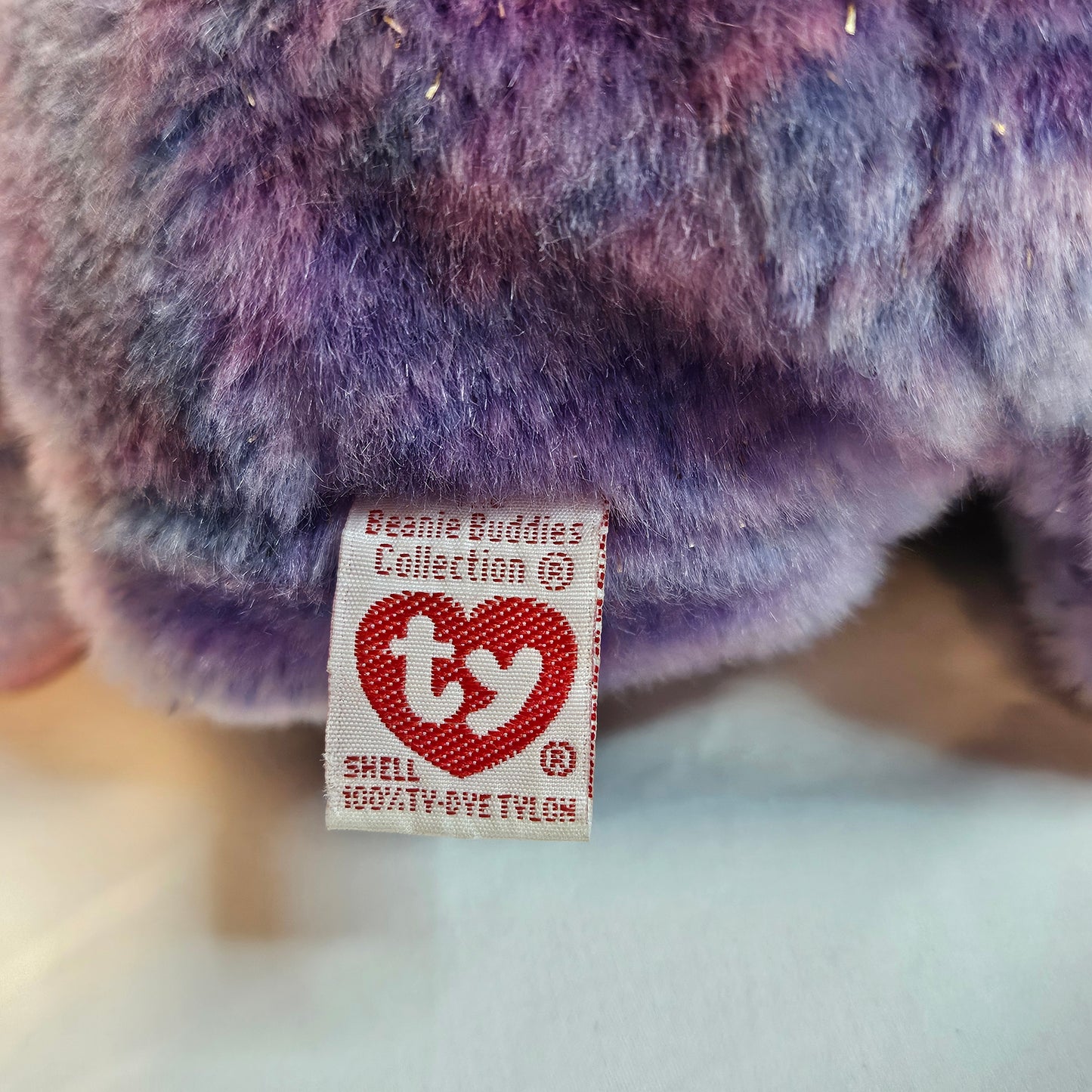 Vintage Clubby IV Purple Bear by Ty "Beanie Babies Official Club", 2001