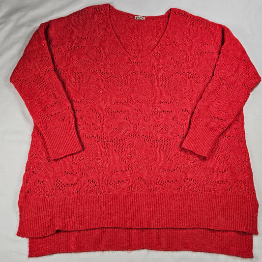 Free People, Intimately Free red oversize sweater, XS/S
