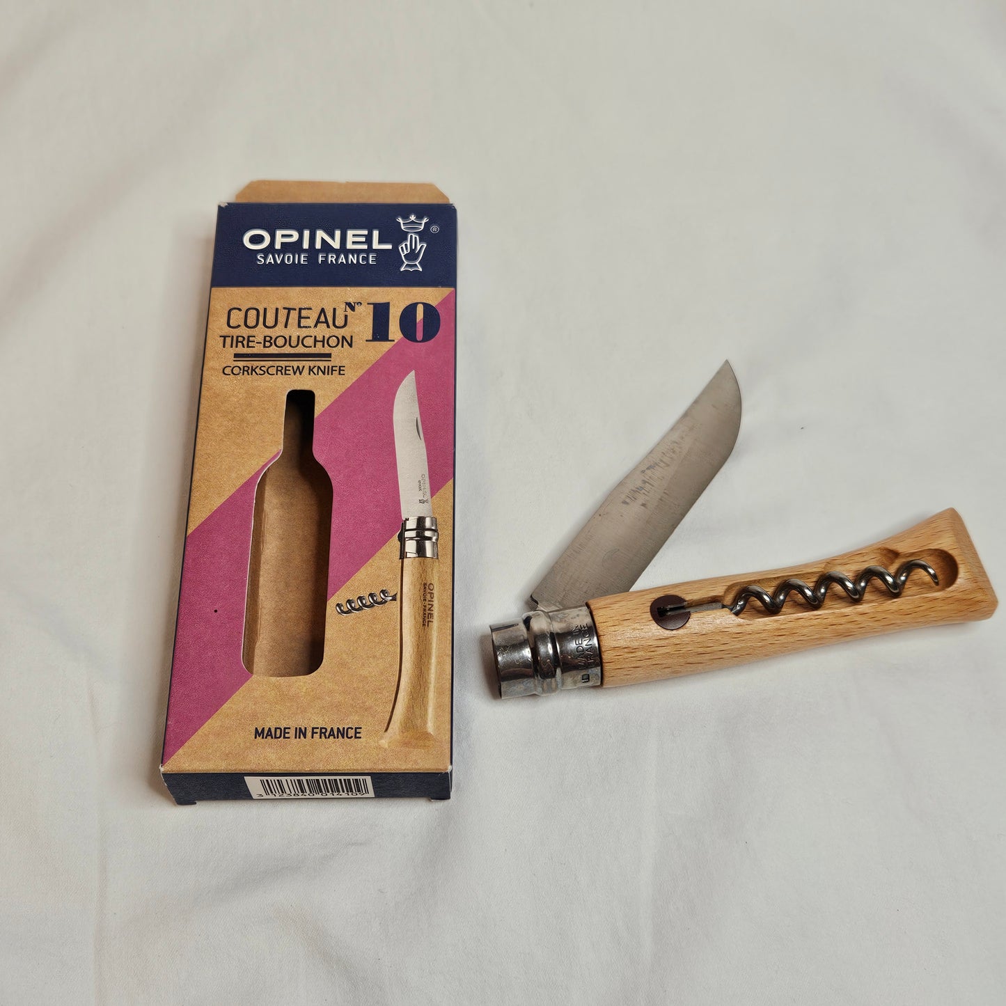 Opinel No 10 Corkscrew Knife